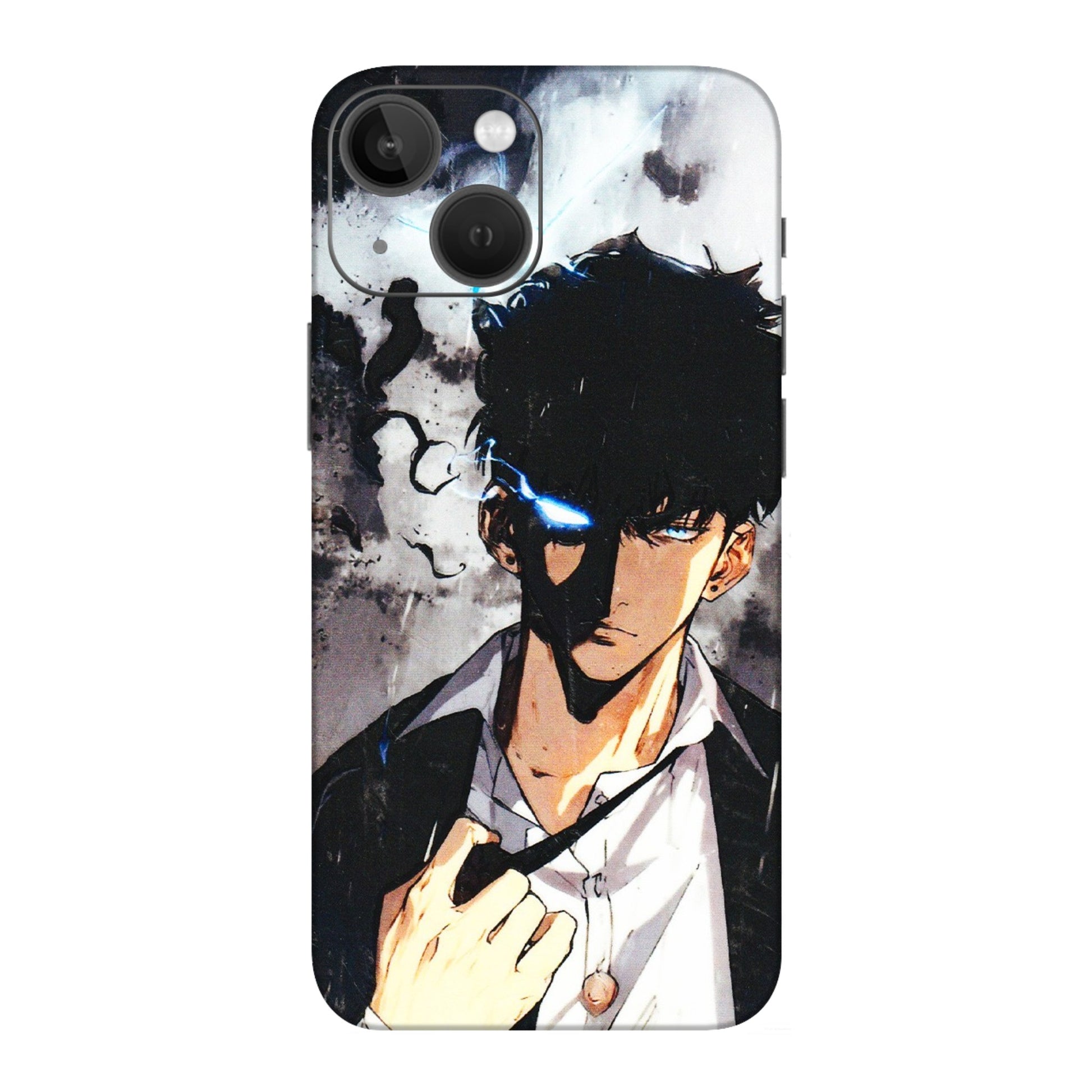 Apple iPhone Skins (All Models) - Sung Jinwoo Manhwa Anime - 3D Embossed Finish (L-328) iPhone 13 Mini