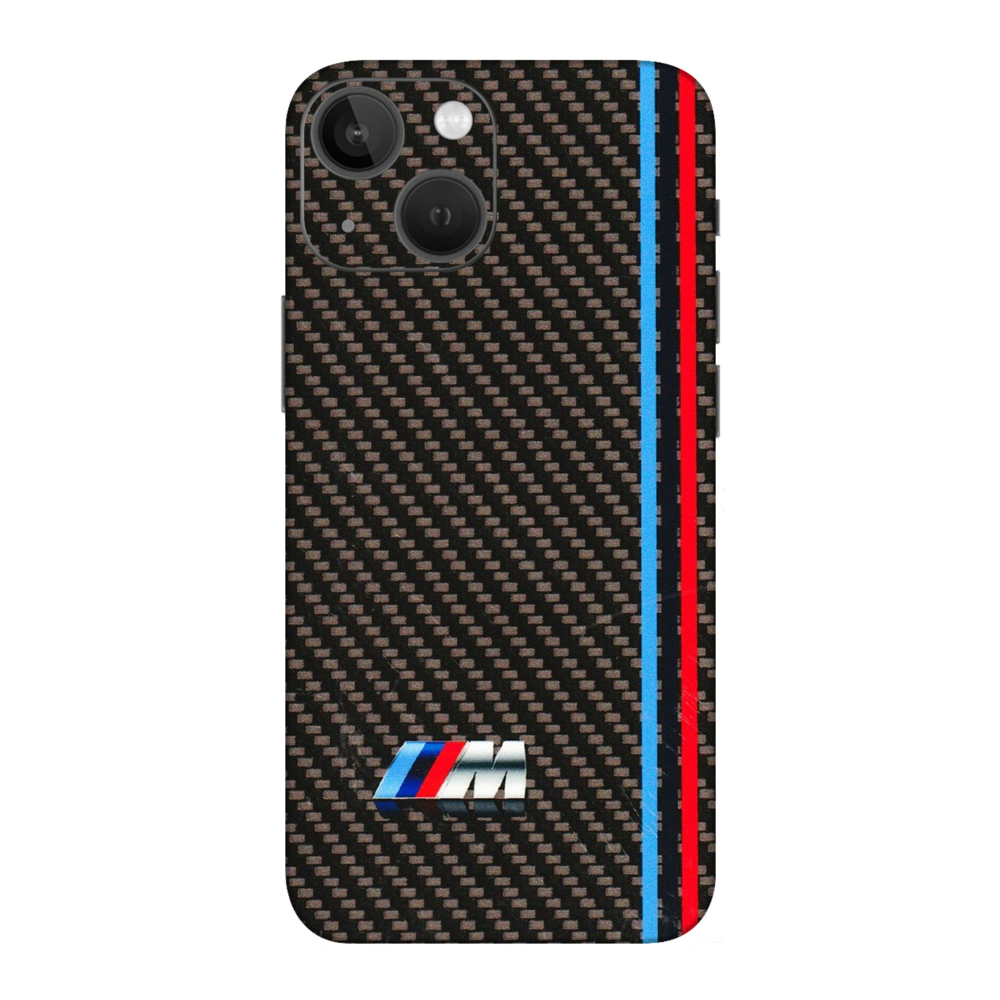 Apple iPhone Skins (All Models) - BM Carbon Fiber Feels - 3D Embossed Finish (L-38) iPhone 13 Mini