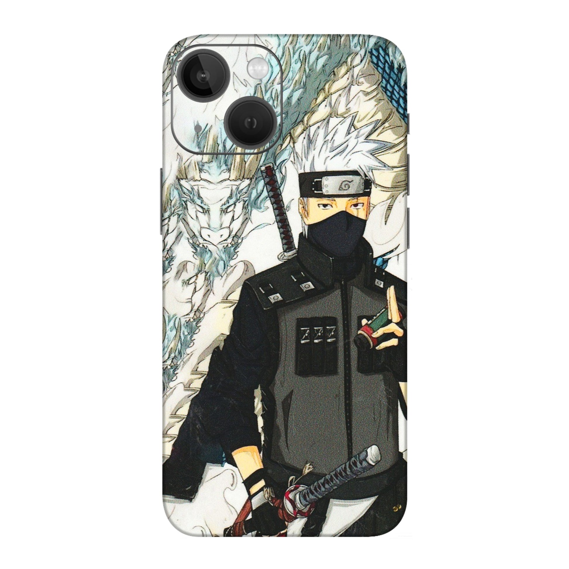 Apple iPhone Skins (All Models) - Kakashi Hatake Naruto Anime - 3D Embossed Finish (L-46) iPhone 13 Mini