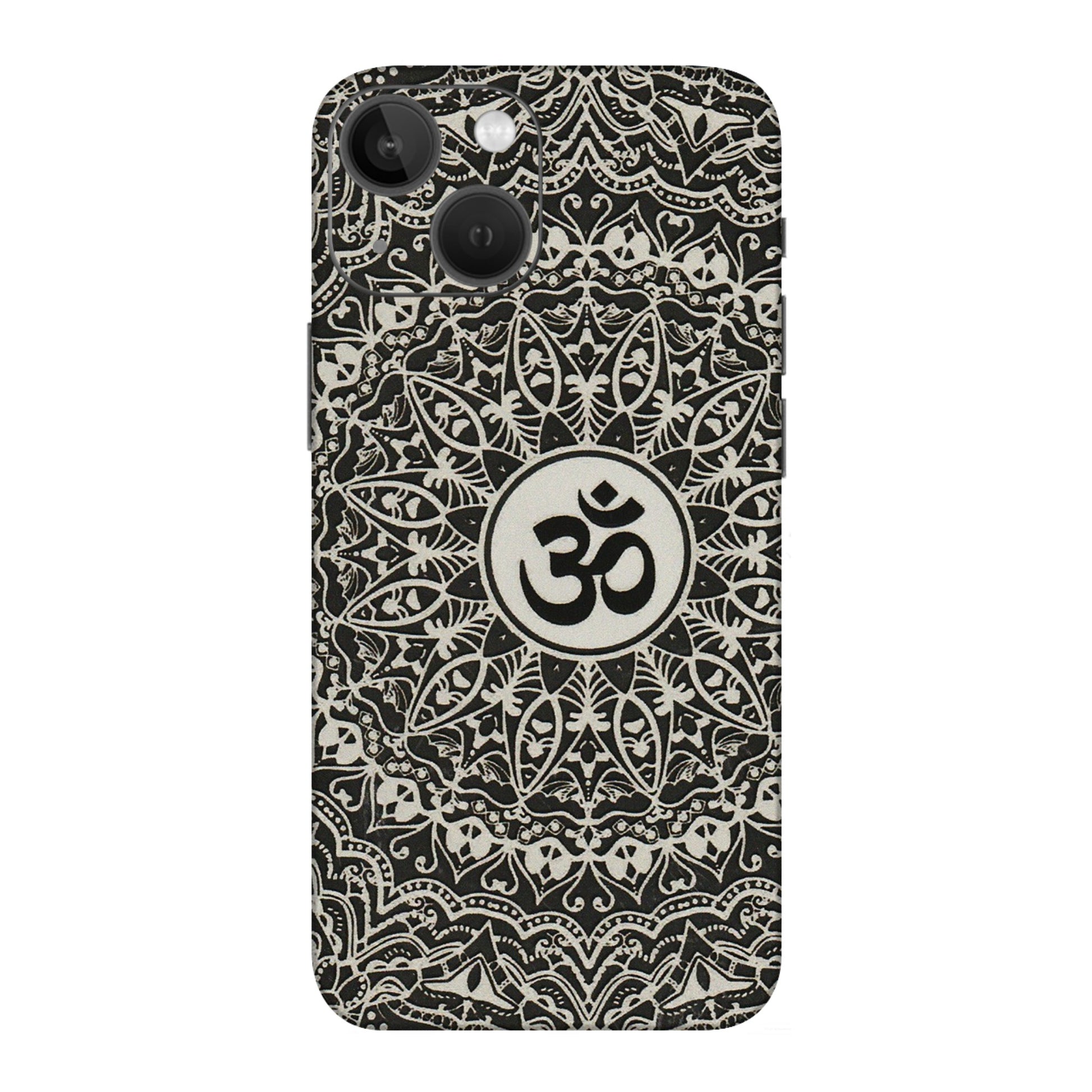 Apple iPhone Skins (All Models) - Aum Elegant Mandala - 3D Embossed Finish (L-62) iPhone 13 Mini