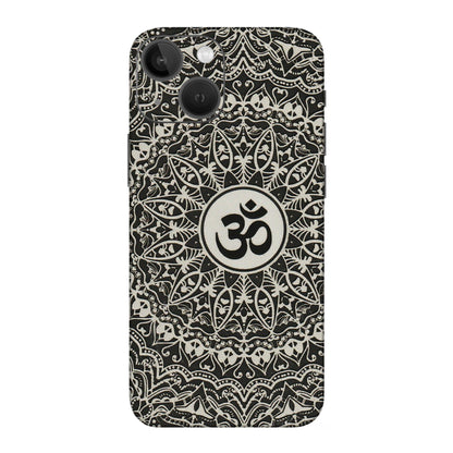 Apple iPhone Skins (All Models) - Aum Elegant Mandala - 3D Embossed Finish (L-62) iPhone 13 Mini