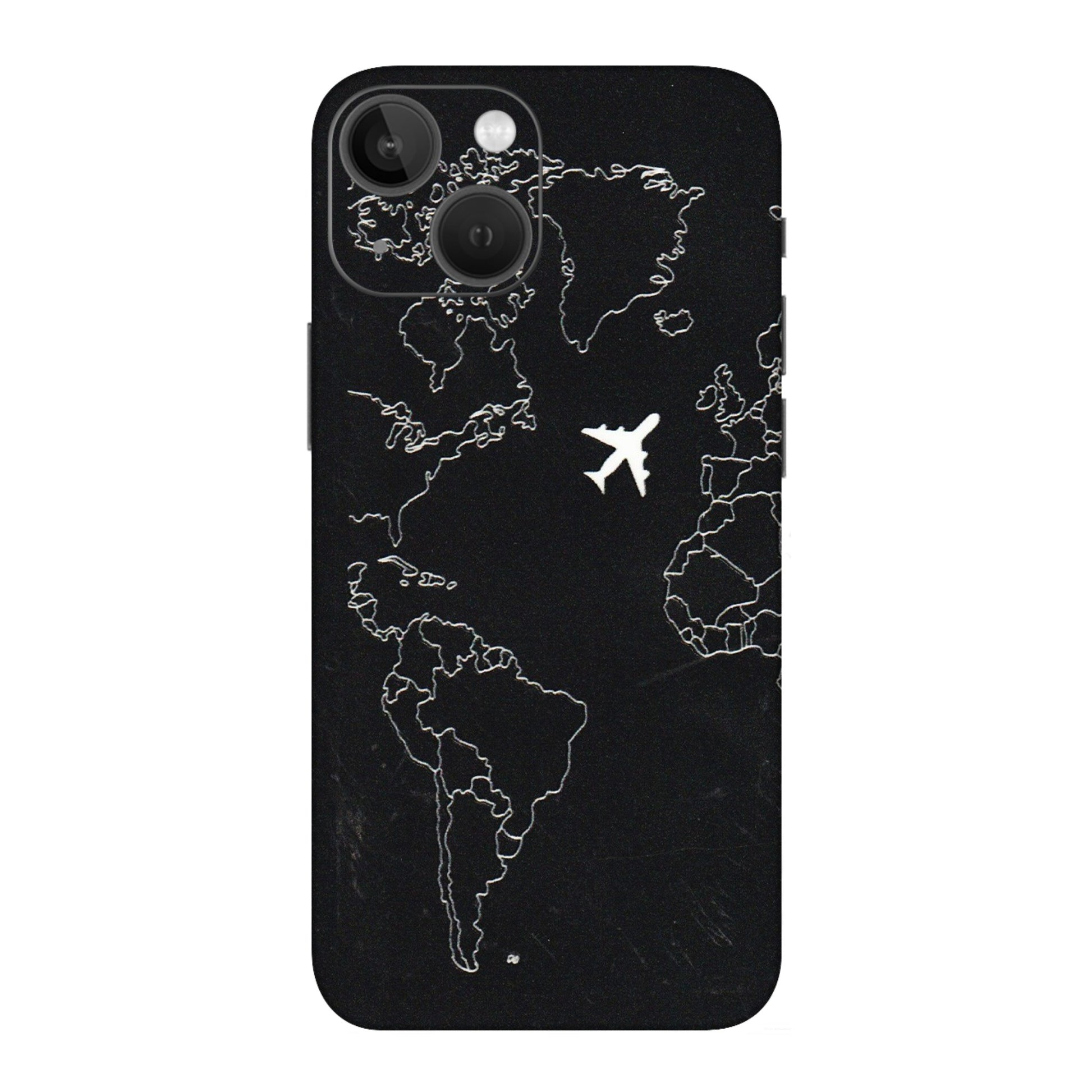 Apple iPhone Skins (All Models) - Never Ending Travel - 3D Embossed Finish (L-79) iPhone 13 Mini