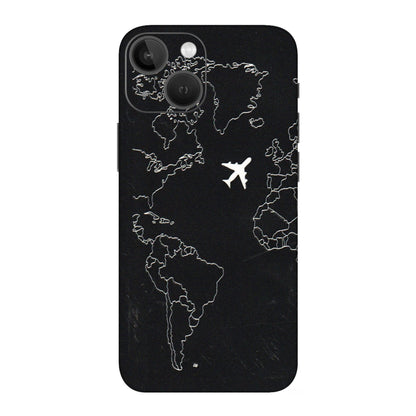 Apple iPhone Skins (All Models) - Never Ending Travel - 3D Embossed Finish (L-79) iPhone 13 Mini