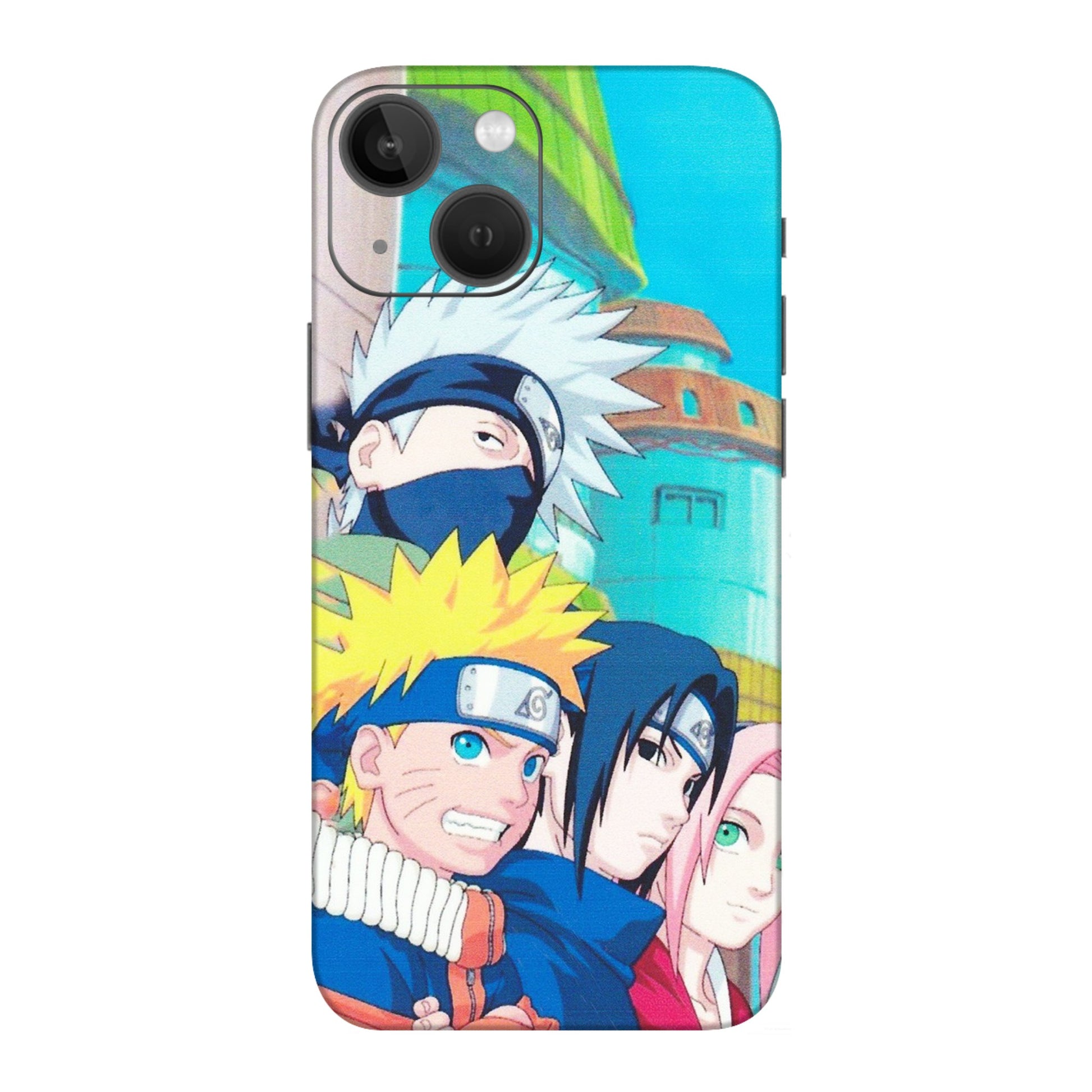 Apple iPhone Skins (All Models) - Team Minato And Kakashi - Matte Finish (M-101) iPhone 13 Mini