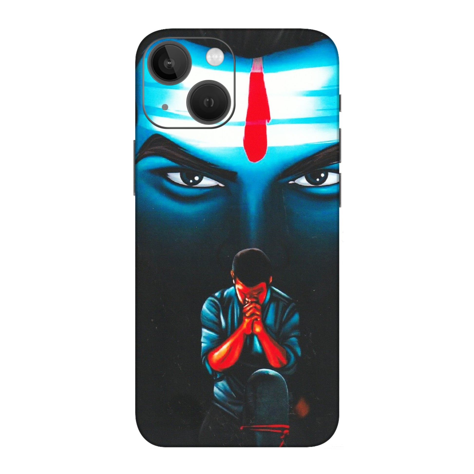 Apple iPhone Skins (All Models) - Mahakal Bhakt - Matte Finish (M-112) iPhone 13 Mini