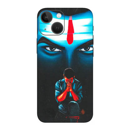 Apple iPhone Skins (All Models) - Mahakal Bhakt - Matte Finish (M-112) iPhone 13 Mini