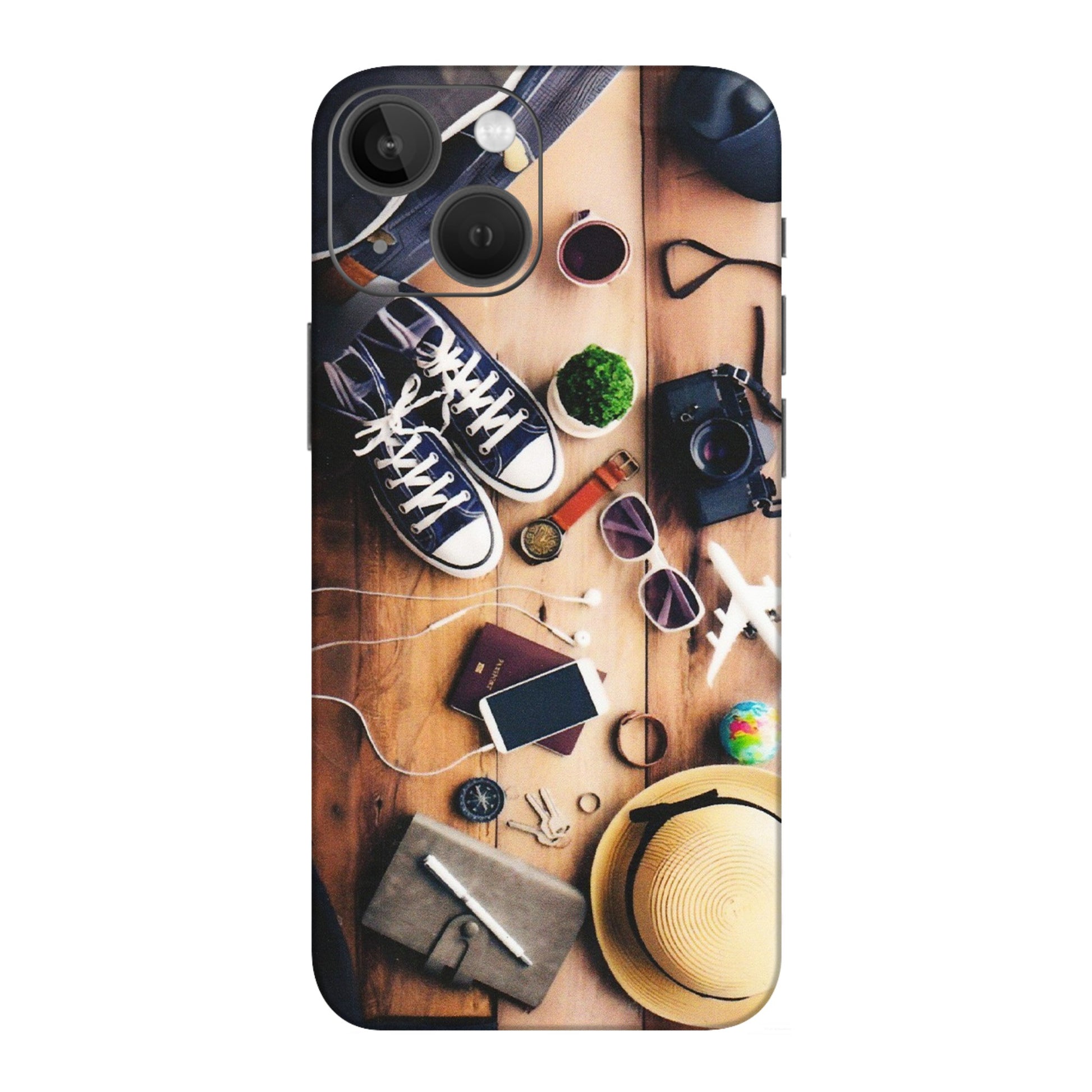 Apple iPhone Skins (All Models) - Travel Wanderlust - Matte Finish (M-133) iPhone 13 Mini