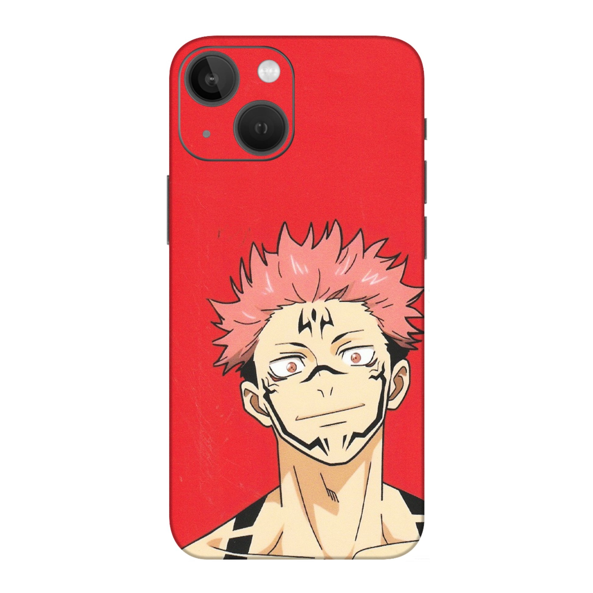 Apple iPhone Skins (All Models) - Ryomen Sukuna Fun Anime - Matte Finish (M-153) iPhone 13 Mini