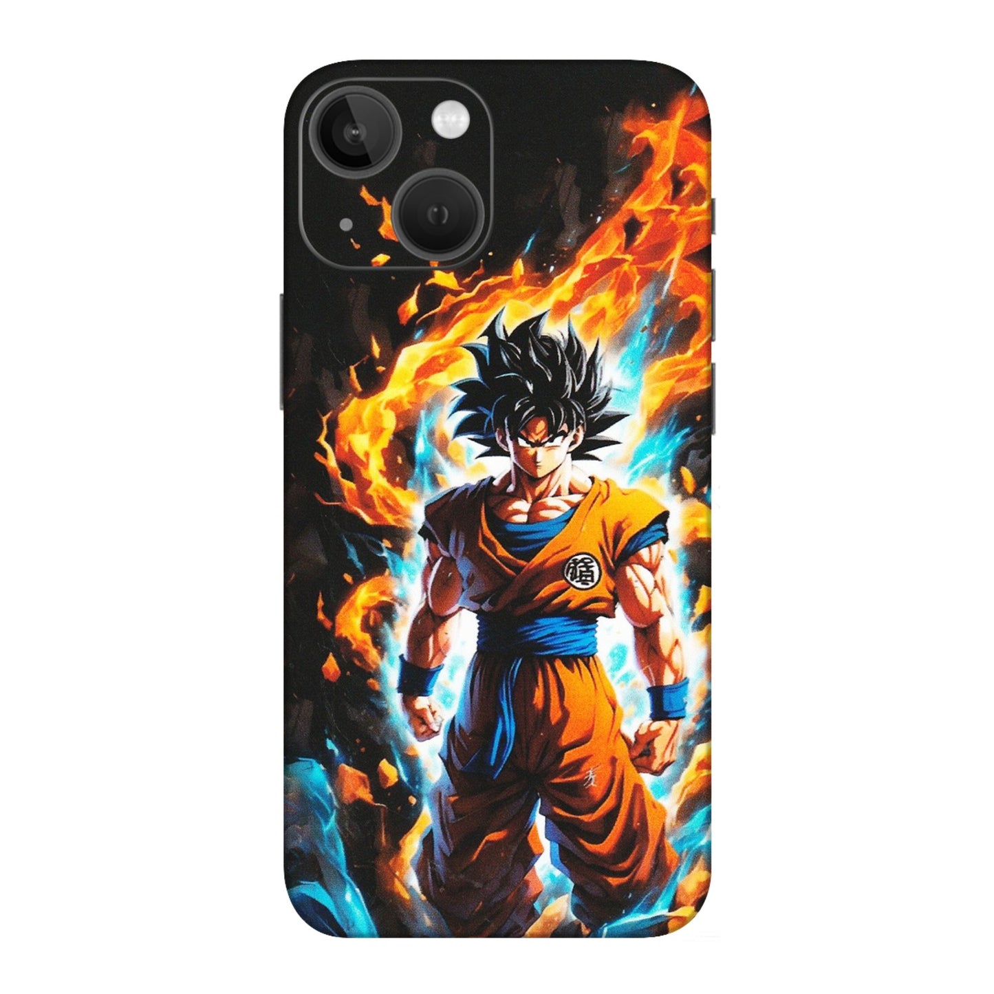 Apple iPhone Skins (All Models) - Goku Transformation Anime - Matte Finish (M-159) iPhone 13 Mini