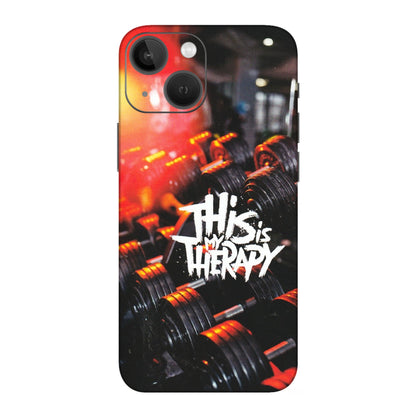 Apple iPhone Skins (All Models) - GYM Lover Therapy - Matte Finish (M-160) iPhone 13 Mini