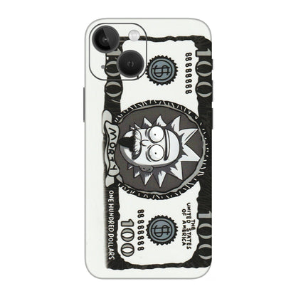 Apple iPhone Skins (All Models) - Rick And Morty Hundred Dollar Anime - Matte Finish (M-161) iPhone 13 Mini
