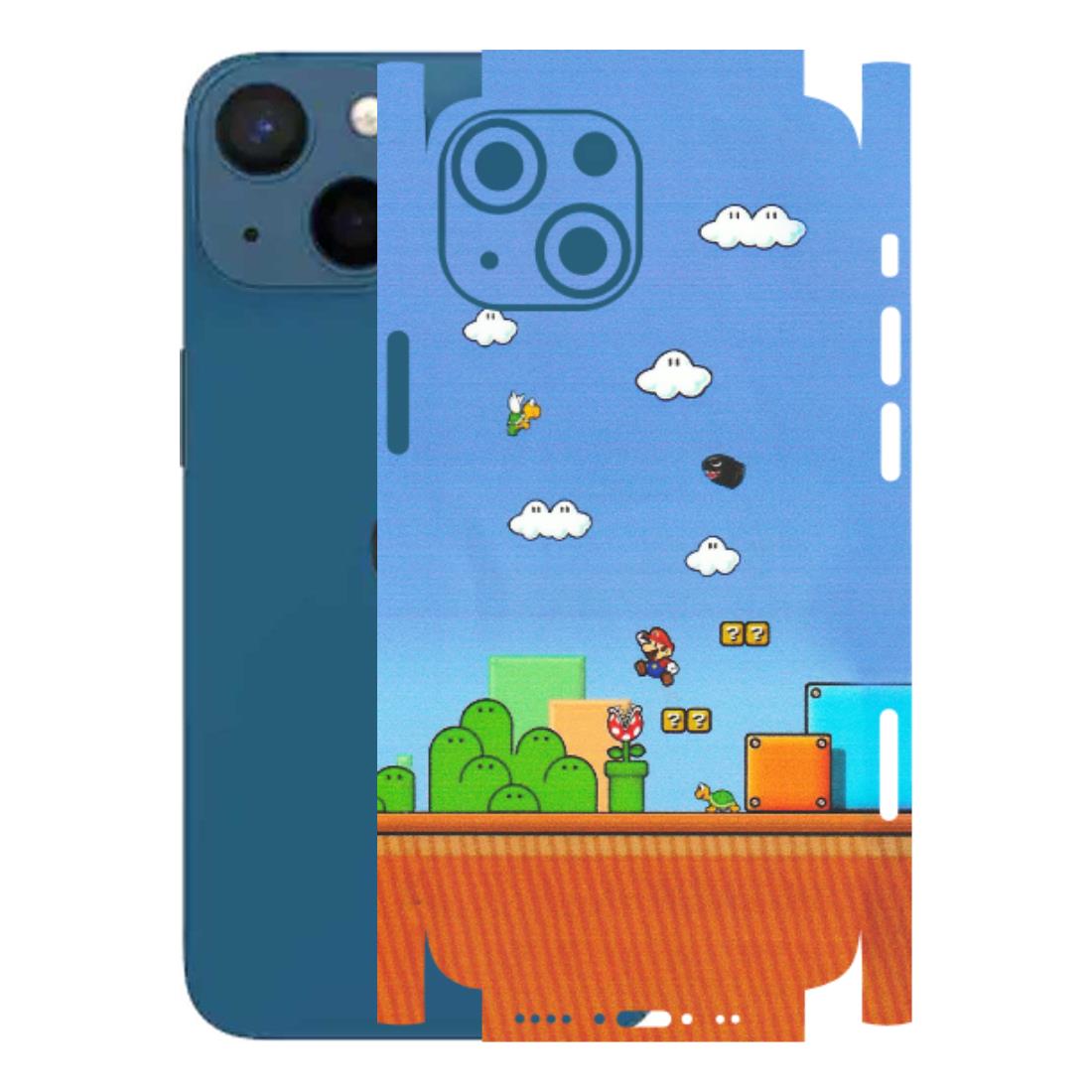 Apple iPhone Skins (All Models) - Mario Game Scene - Matte Finish (M-24) iPhone 13 Mini