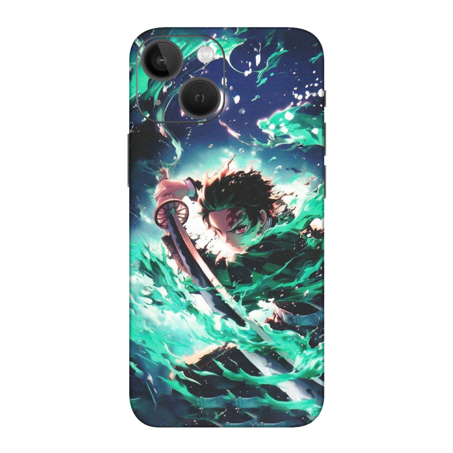 Apple iPhone Skins (All Models) - Sword Fighter Anime - Matte Finish (M-29) iPhone 13 Mini