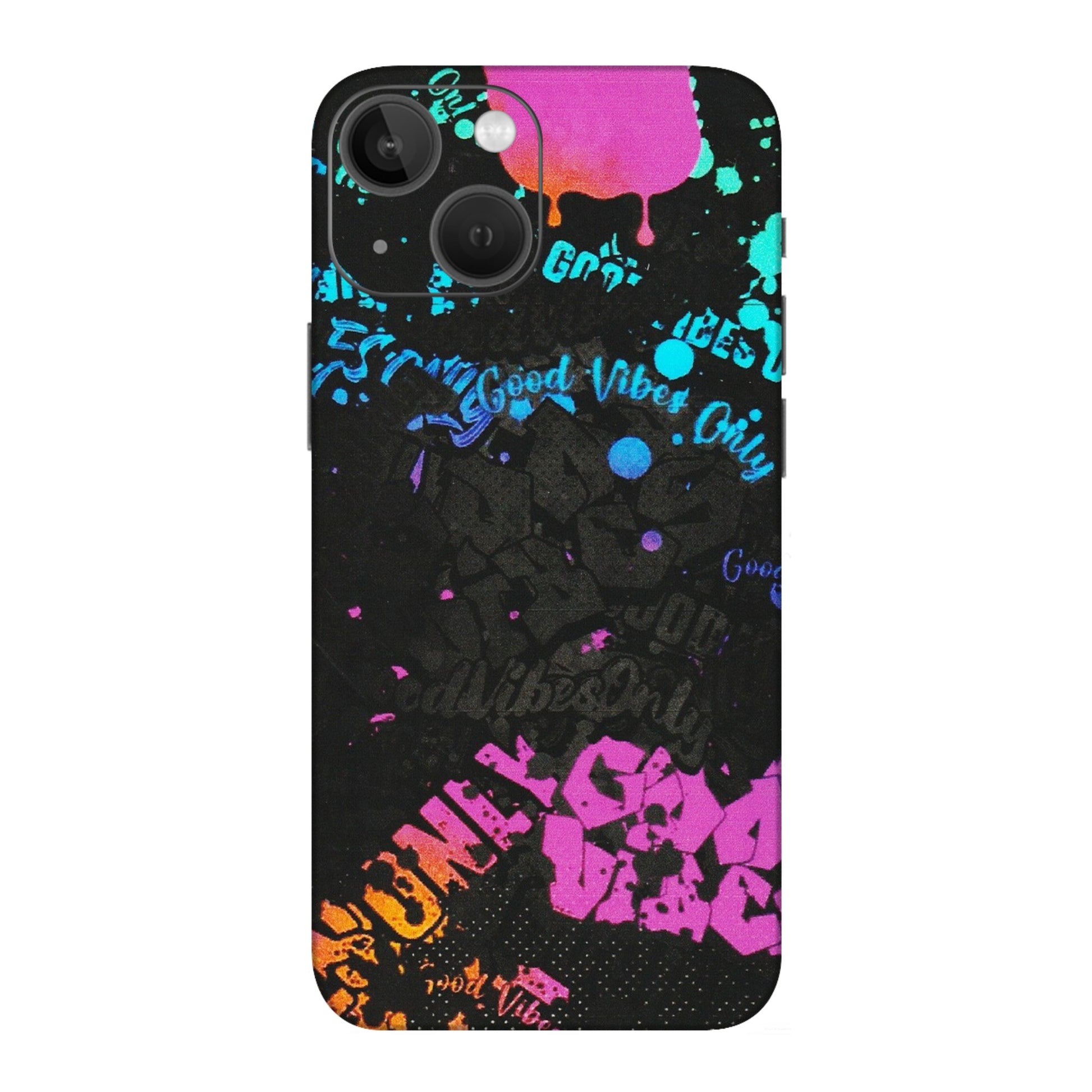 Apple iPhone Skins (All Models) - Majestic Black Vibes - Matte Finish (M-62) iPhone 13 Mini