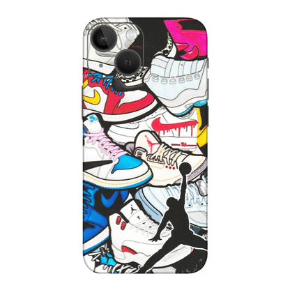 Apple iPhone Skins (All Models) - Jordan Sneakers Fan - Matte Finish (M-80) iPhone 13 Mini