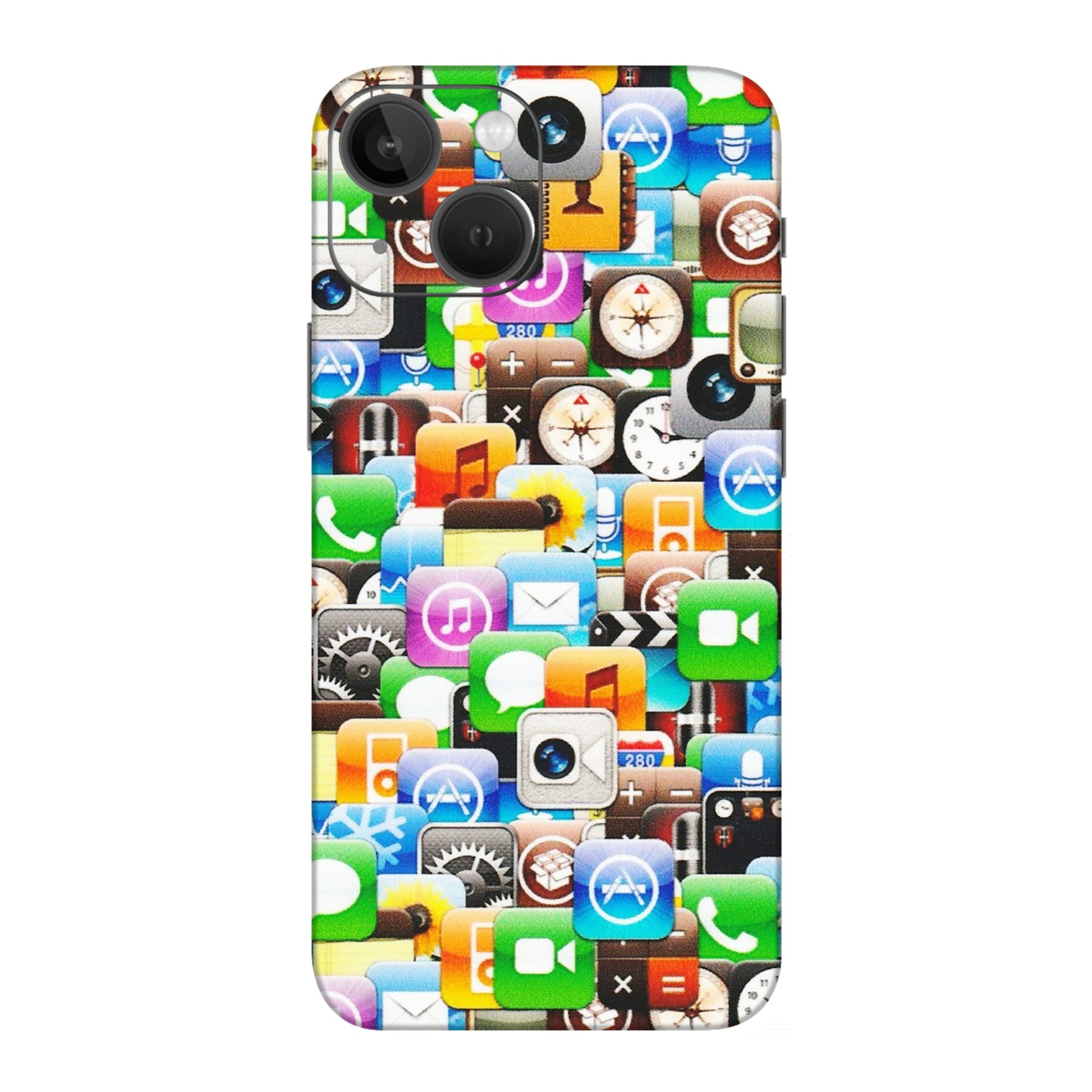 Apple iPhone Skins (All Models) - All Apple Icons - Matte Finish (M-93) iPhone 13 Mini