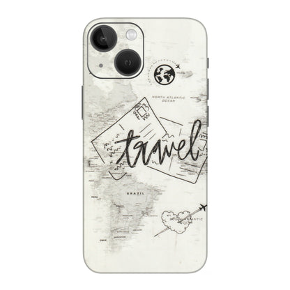 Apple iPhone Skins (All Models) - Travel Ticket - Transparent Finish (T-06) iPhone 13 Mini