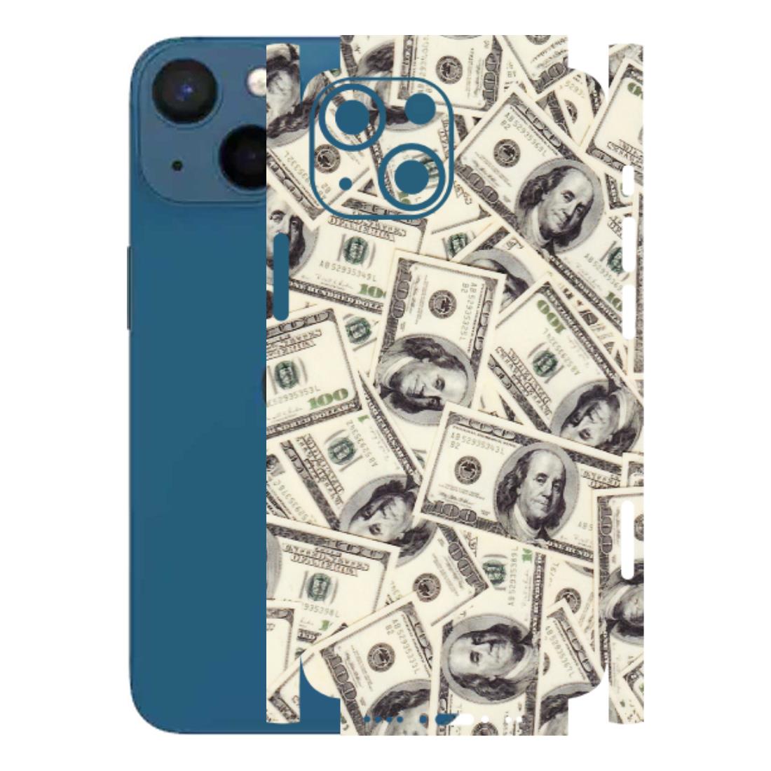 Apple iPhone Skins (All Models) - Dollar Lover - Transparent Finish (T-17) iPhone 13 Mini
