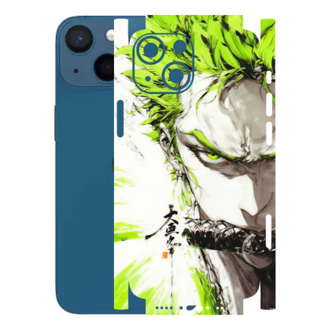 Apple iPhone Skins (All Models) - Roro Taku Anime - Transparent Finish (T-18) iPhone 13 Mini