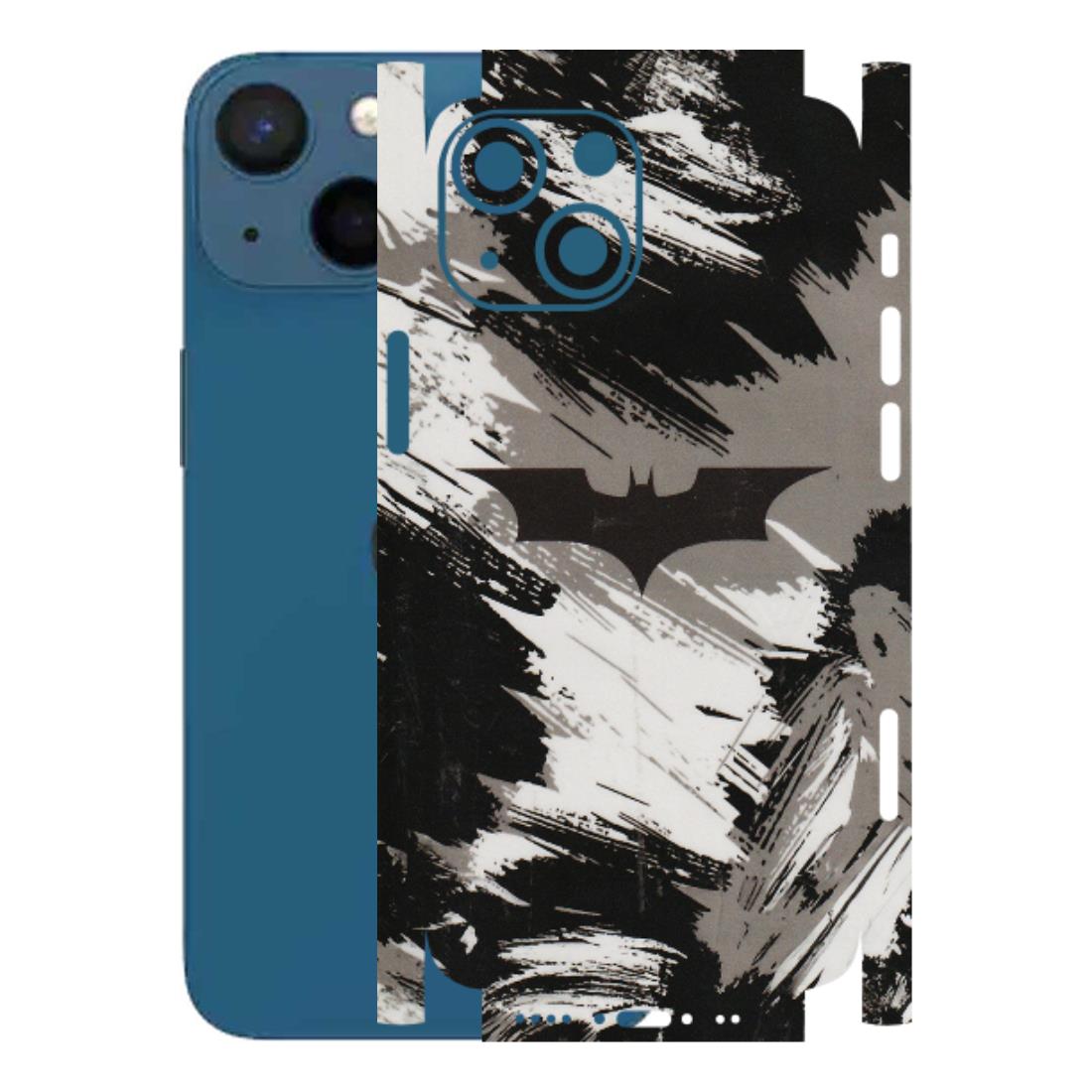Apple iPhone Skins (All Models) - Batman Fleece DC - Transparent Finish (T-19) iPhone 13 Mini