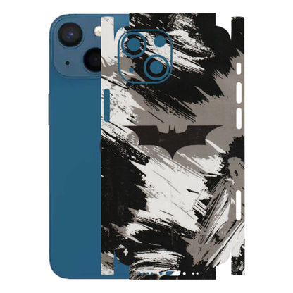 Apple iPhone Skins (All Models) - Batman Fleece DC - Transparent Finish (T-19) iPhone 13 Mini