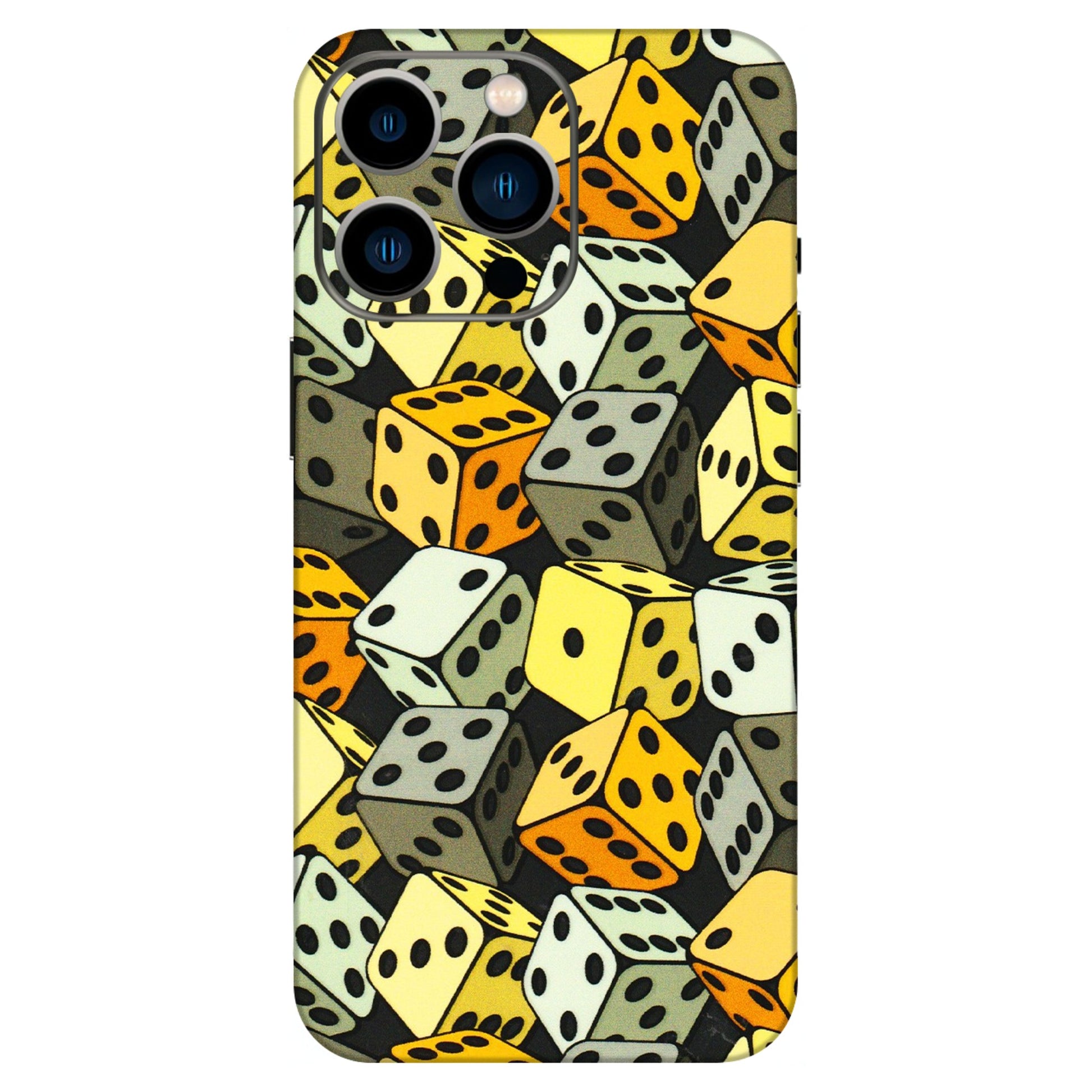 Apple iPhone Skins (All Models) - Dices Of Life - 3D Embossed Finish (L-04) iPhone 13 Pro