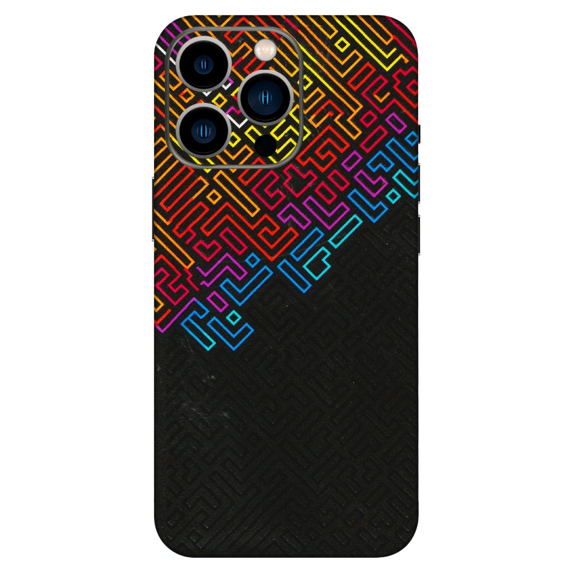Apple iPhone Skins (All Models) - Dotme Pattern Art - 3D Embossed Finish (L-121) iPhone 13 Pro
