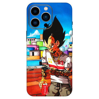 Apple iPhone Skins (All Models) - Vegeta - 3D Embossed Finish (L-136) iPhone 13 Pro