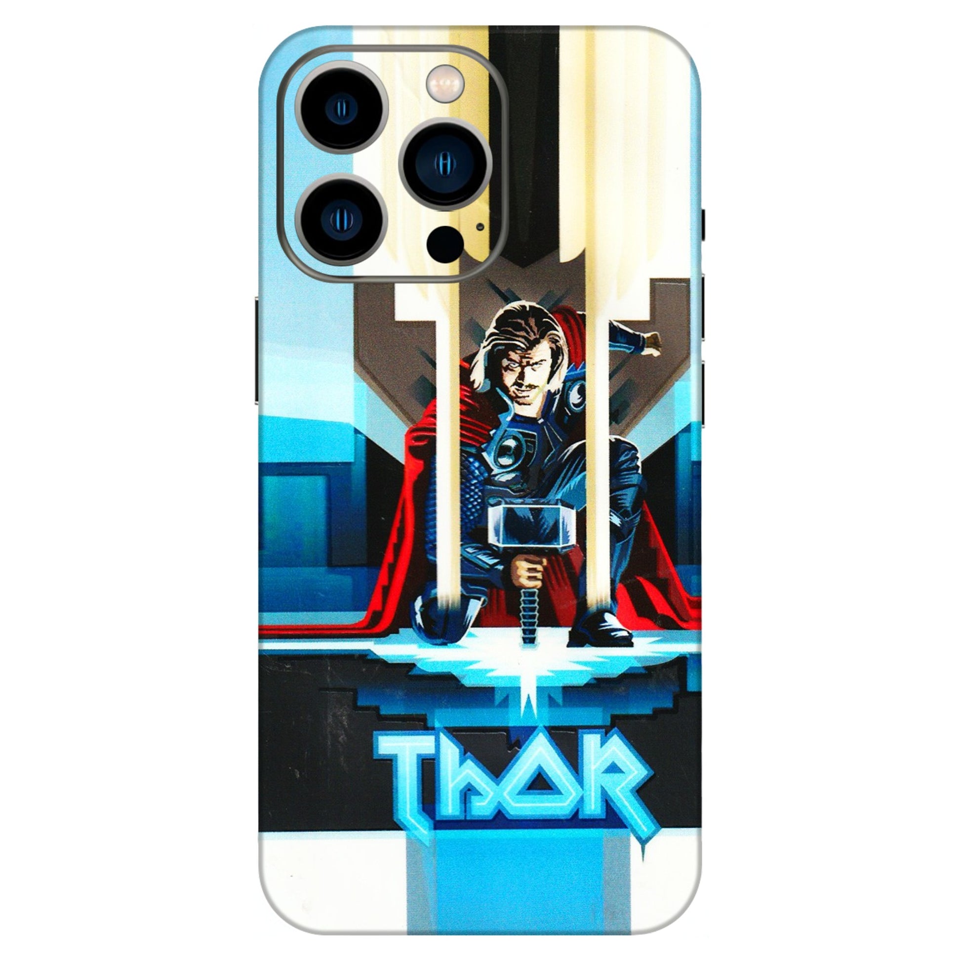 Apple iPhone Skins (All Models) - Thor - 3D Embossed Finish (L-137) iPhone 13 Pro