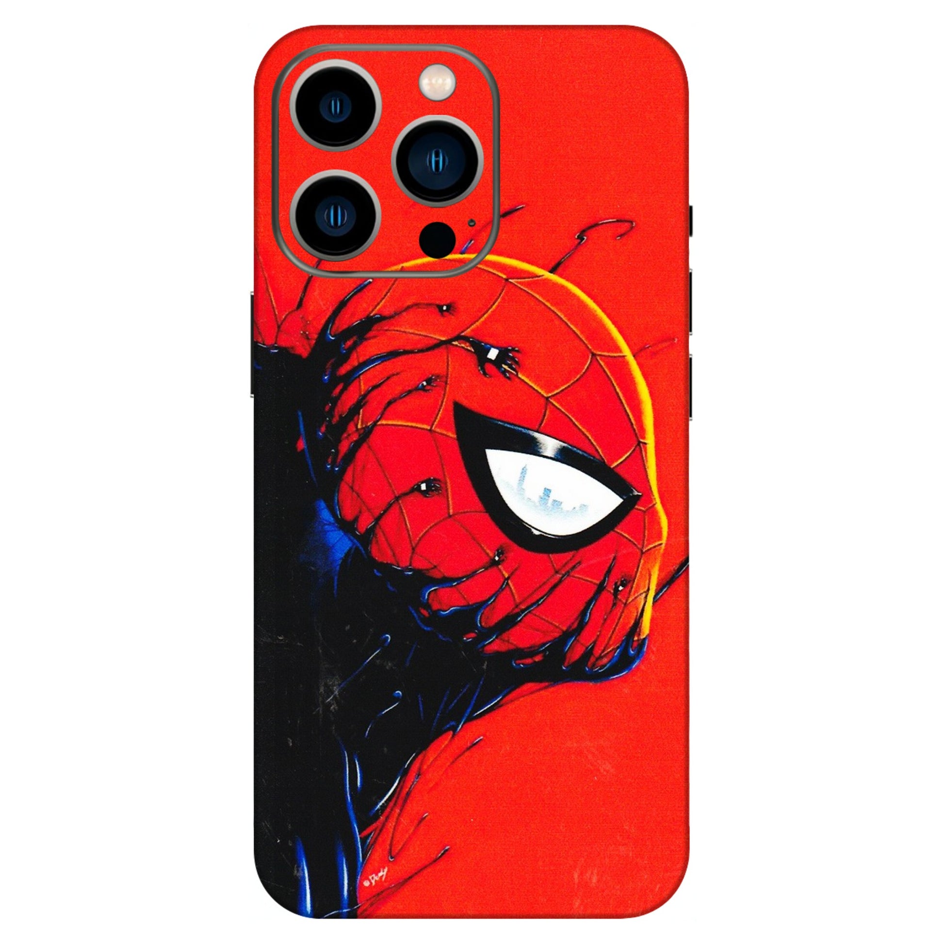 Apple iPhone Skins (All Models) - Spiderman Face Venom - 3D Embossed Finish (L-165) iPhone 13 Pro