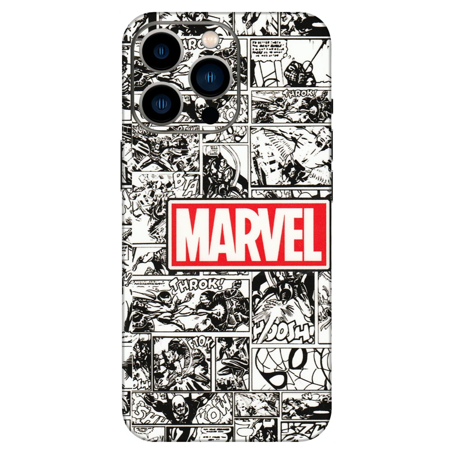 Apple iPhone Skins (All Models) - Marvel Comic - 3D Embossed Finish (L-171) iPhone 13 Pro
