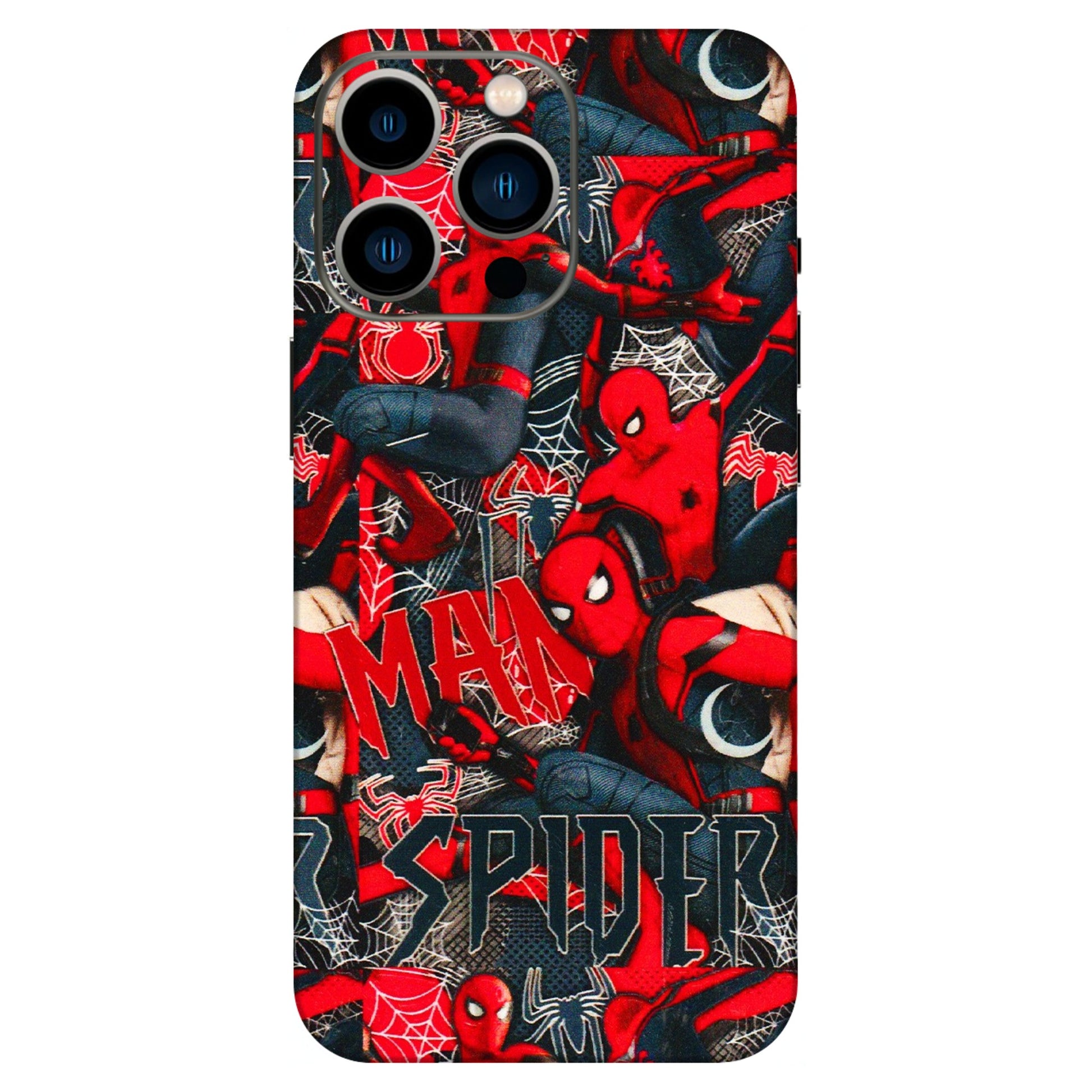 Apple iPhone Skins (All Models) - SpiderMan Cool - 3D Embossed Finish (L-188) iPhone 13 Pro
