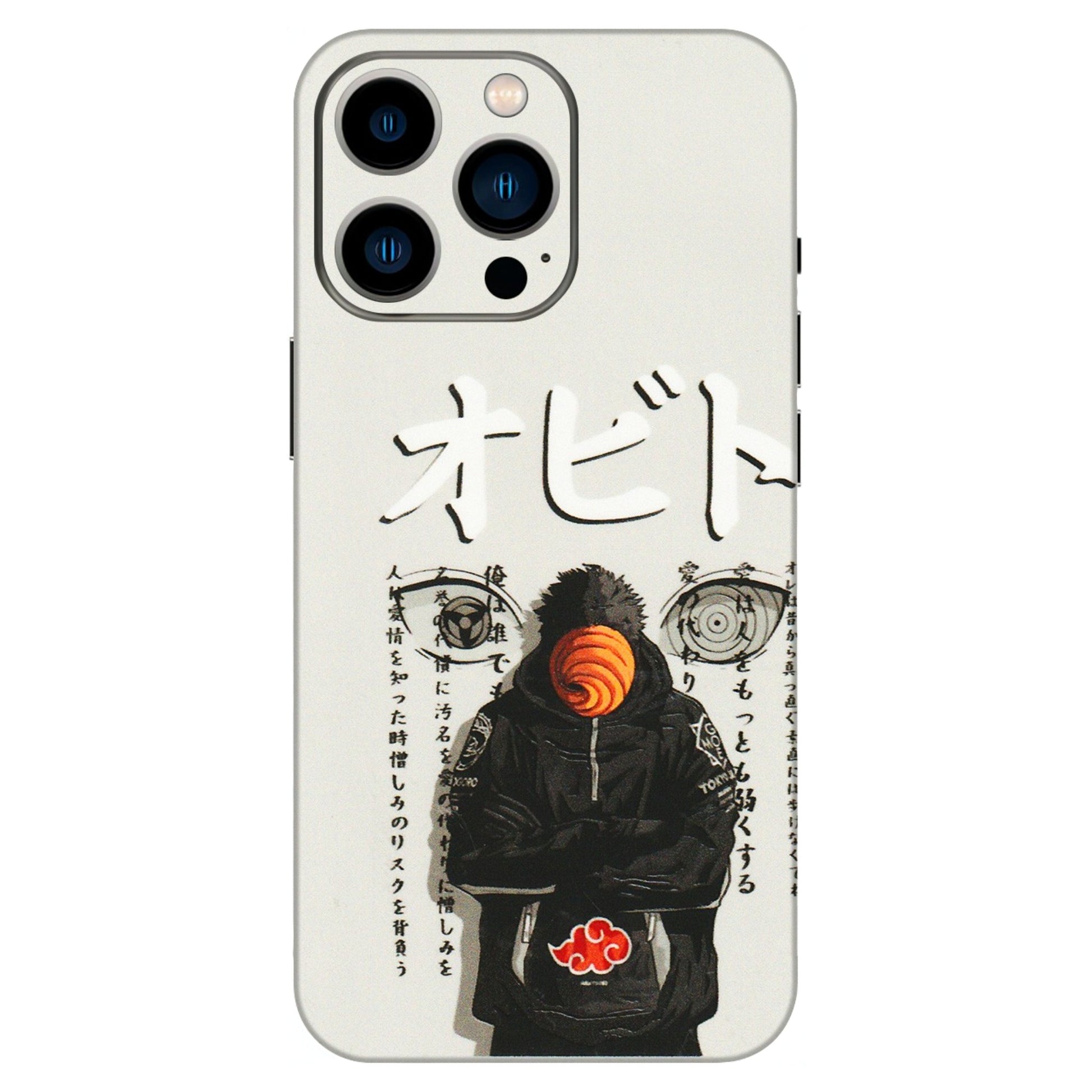 Apple iPhone Skins (All Models) - Obito Anime Eye - 3D Embossed Finish (L-19) iPhone 13 Pro