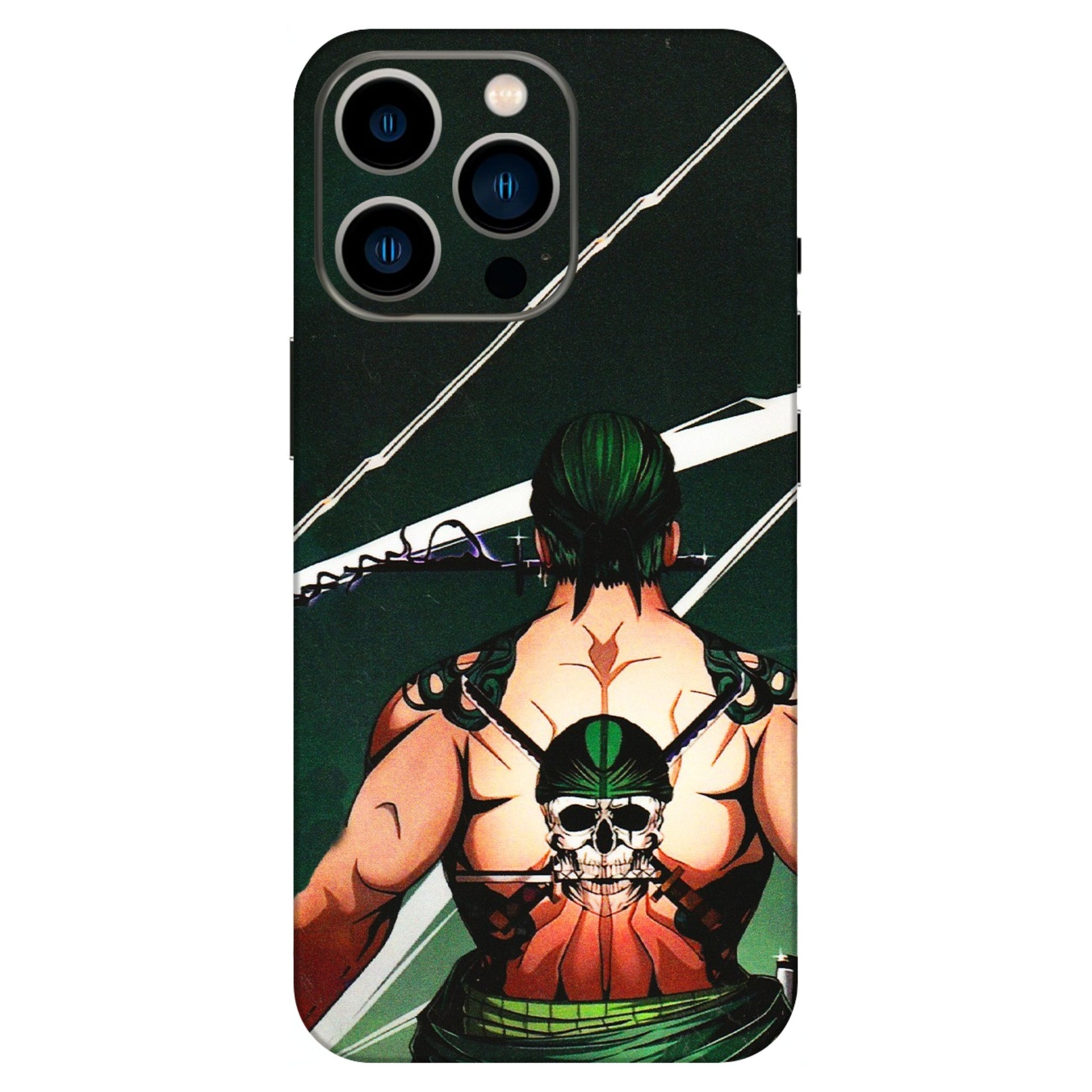 Apple iPhone Skins (All Models) - Zoro Anime - 3D Embossed Finish (L-23) iPhone 13 Pro