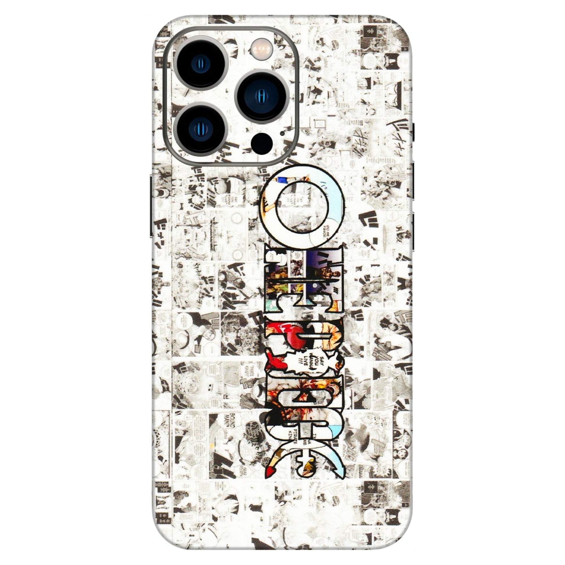 Apple iPhone Skins (All Models) - One Piece Manga - 3D Embossed Finish (L-26) iPhone 13 Pro