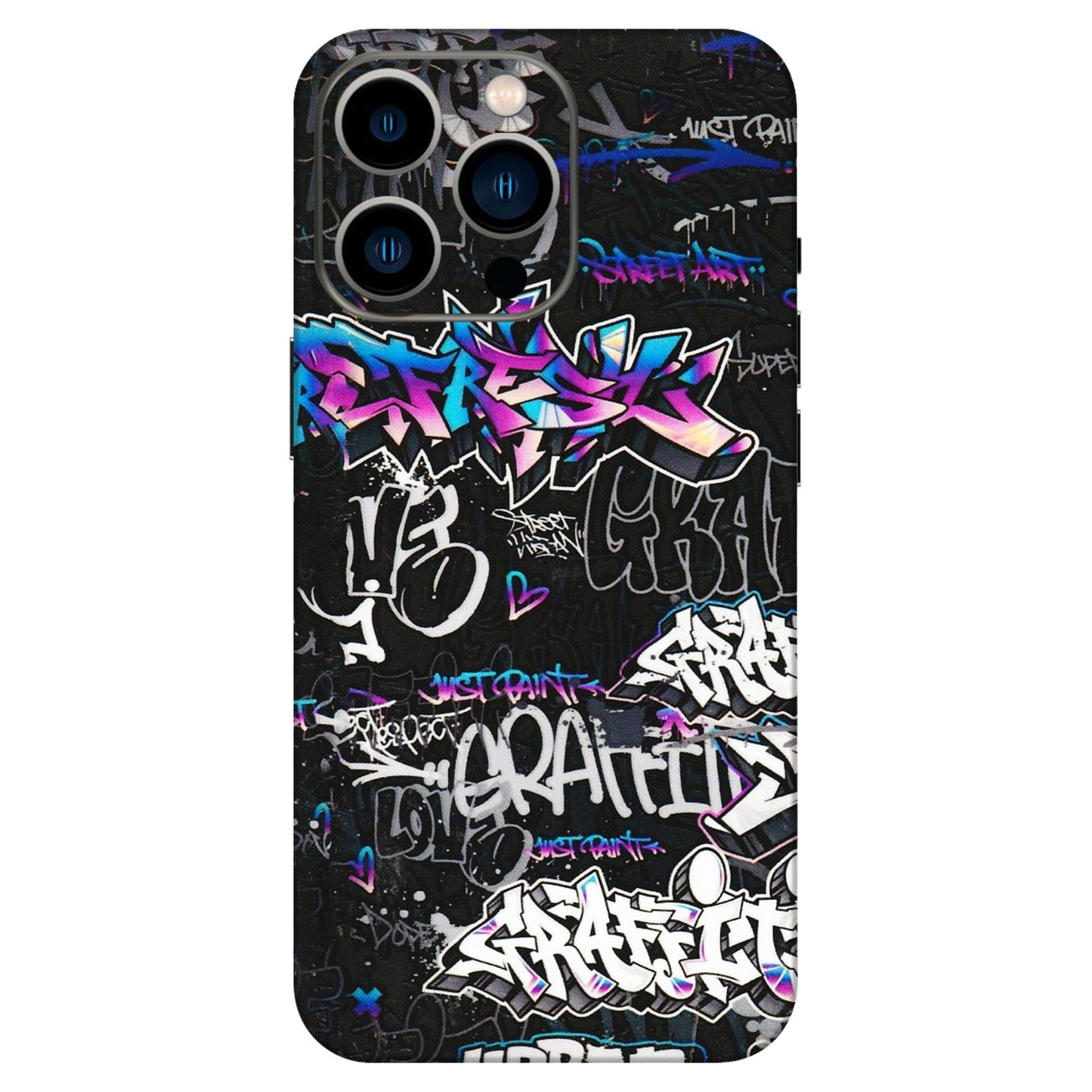 Apple iPhone Skins (All Models) - Graffiti Killer - 3D Embossed Finish (L-274) iPhone 13 Pro