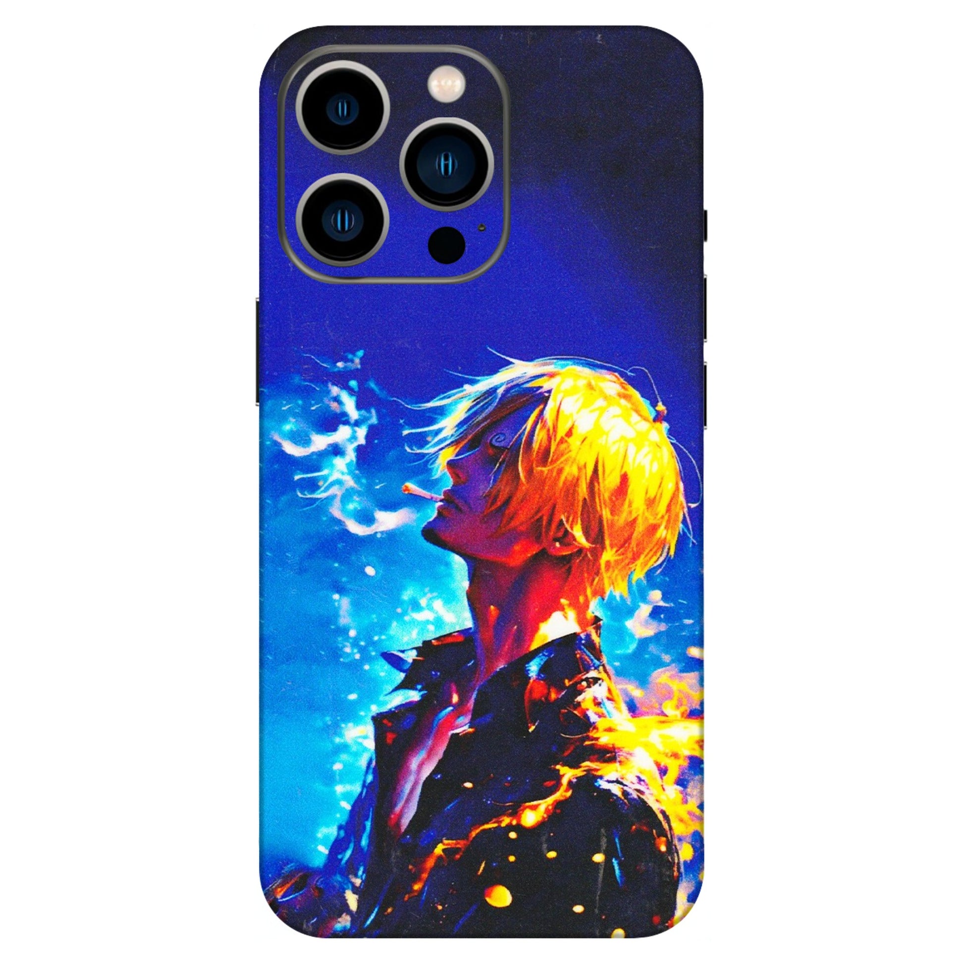 Apple iPhone Skins (All Models) - Sanji Vinsmoke One Piece - 3D Embossed Finish (L-319) iPhone 13 Pro