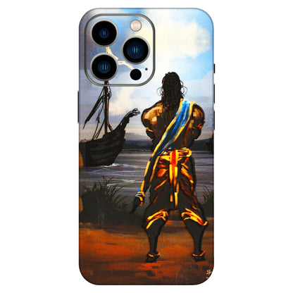 Apple iPhone Skins (All Models) - Heavenly God Figure - 3D Embossed Finish (L-34) iPhone 13 Pro