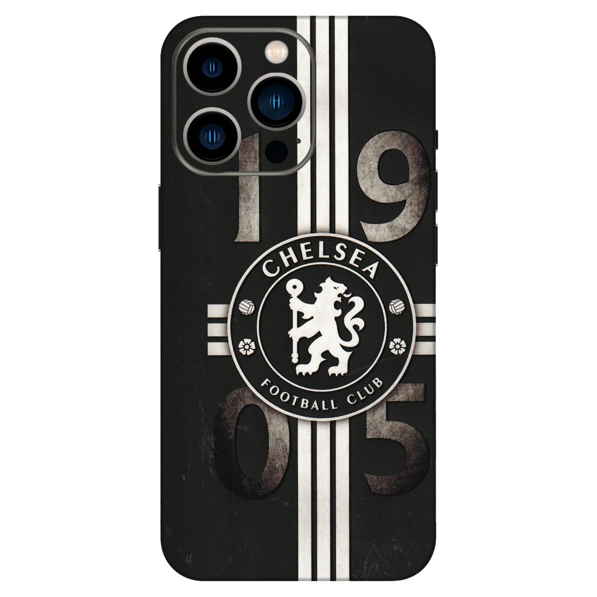 Apple iPhone Skins (All Models) - Chelsea Fan Club - 3D Embossed Finish (L-36) iPhone 13 Pro