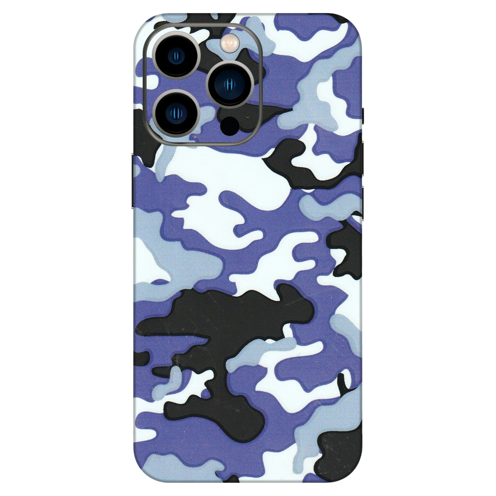 Apple iPhone Skins (All Models) - Powerfull Military Camoflauge - 3D Embossed Finish (L-49) iPhone 13 Pro