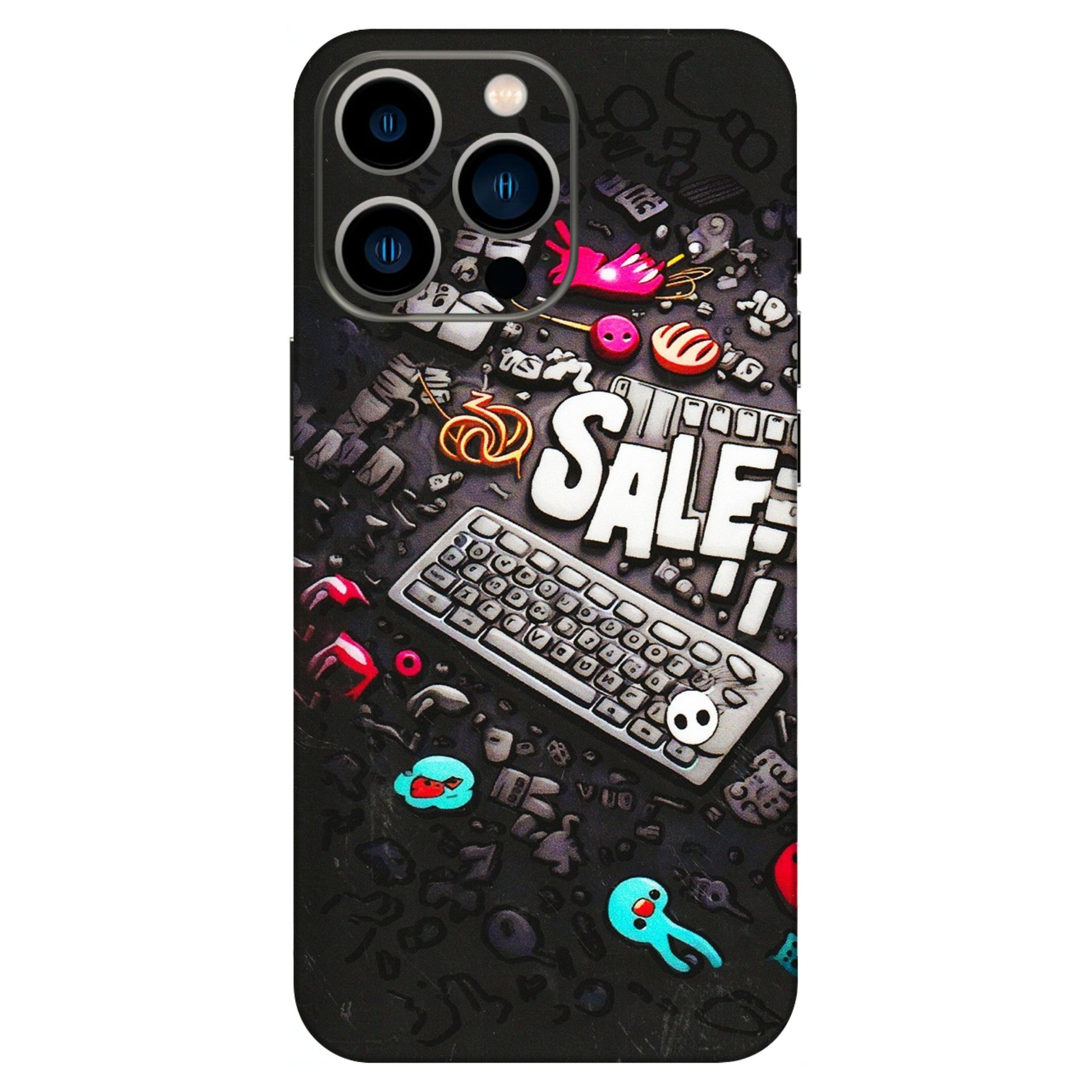 Apple iPhone Skins (All Models) - Gadgets Sale - 3D Embossed Finish (L-50) iPhone 13 Pro