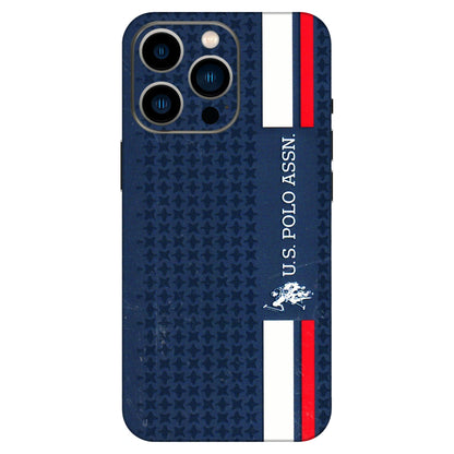 Apple iPhone Skins (All Models) - US POLO Designer Brand - 3D Embossed Finish (L-65) iPhone 13 Pro