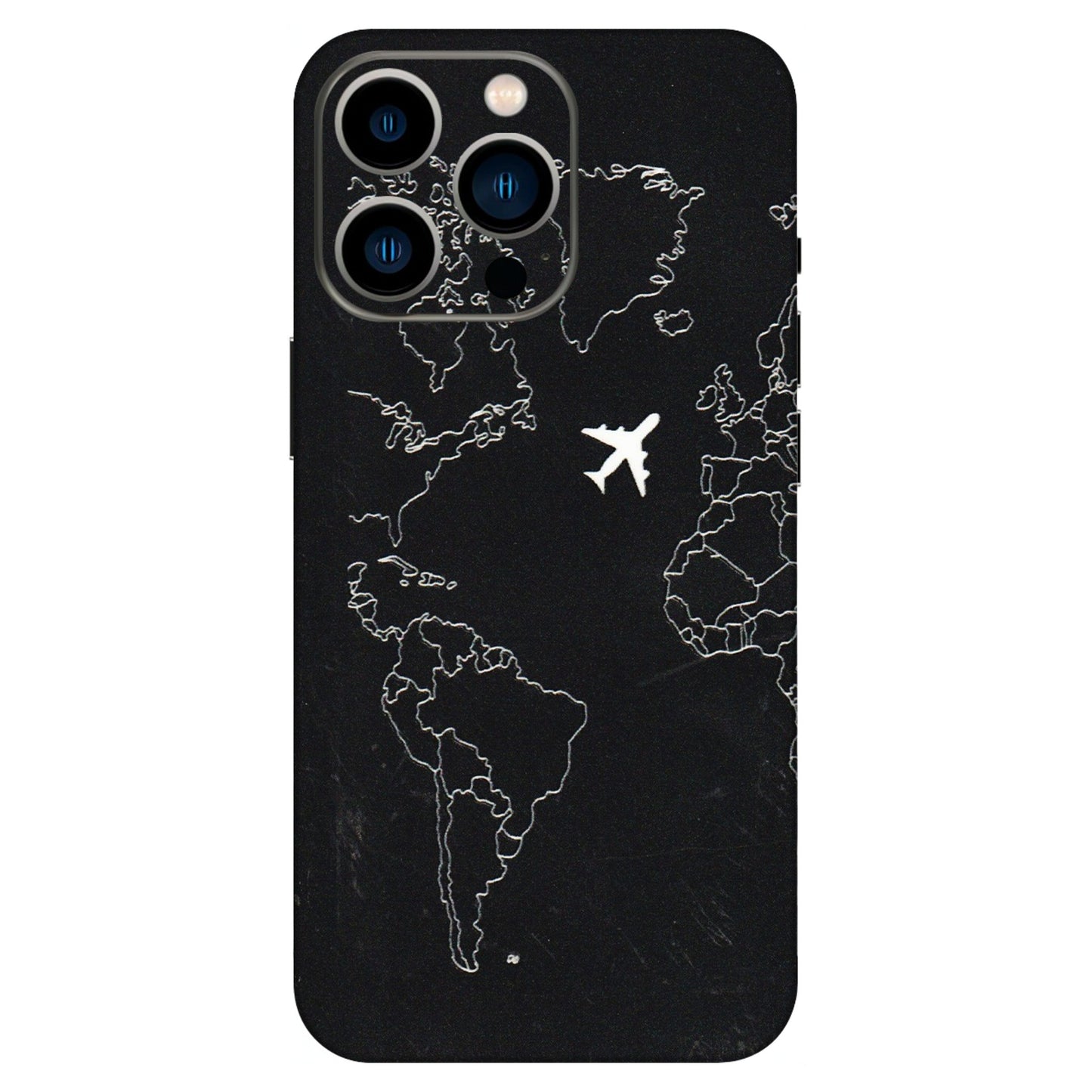Apple iPhone Skins (All Models) - Never Ending Travel - 3D Embossed Finish (L-79) iPhone 13 Pro