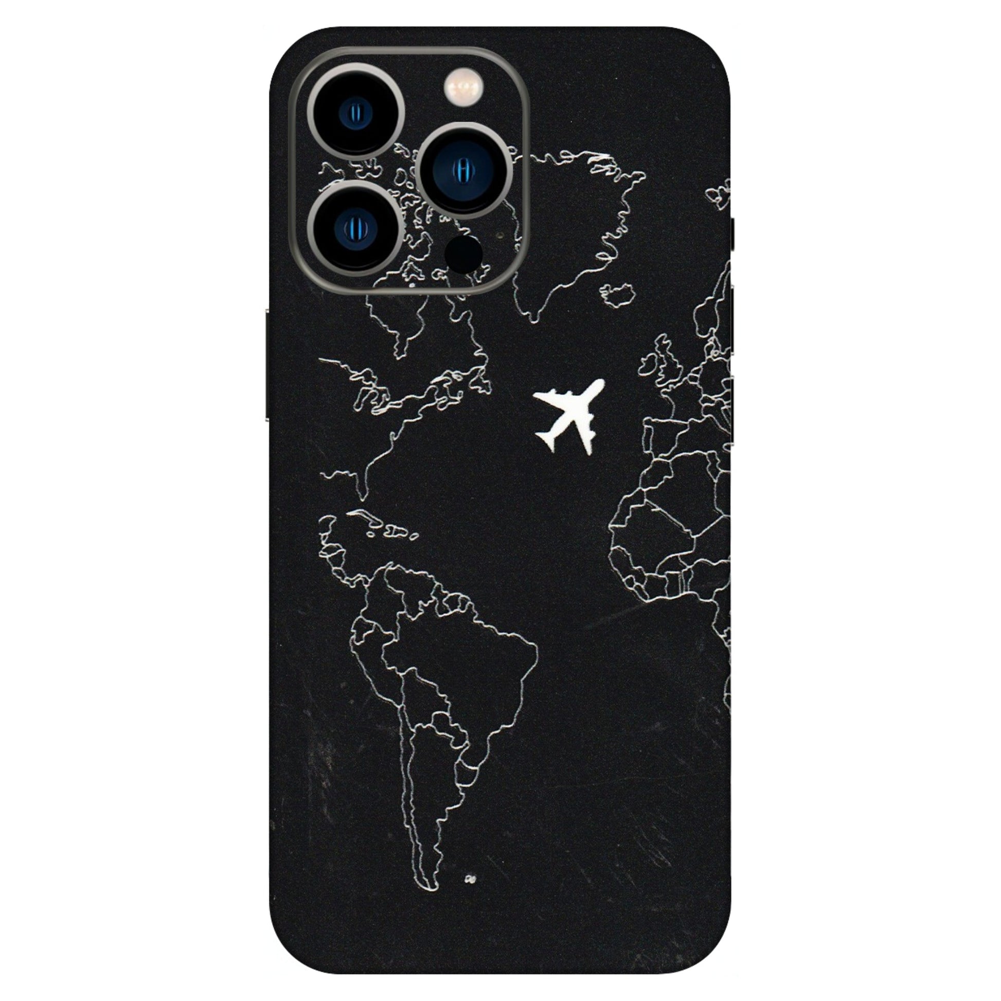 Apple iPhone Skins (All Models) - Never Ending Travel - 3D Embossed Finish (L-79) iPhone 13 Pro