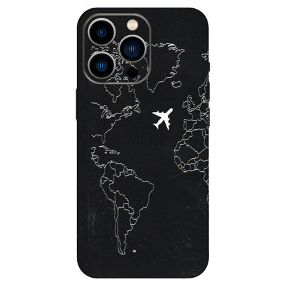 Apple iPhone Skins (All Models) - Never Ending Travel - 3D Embossed Finish (L-79) iPhone 13 Pro