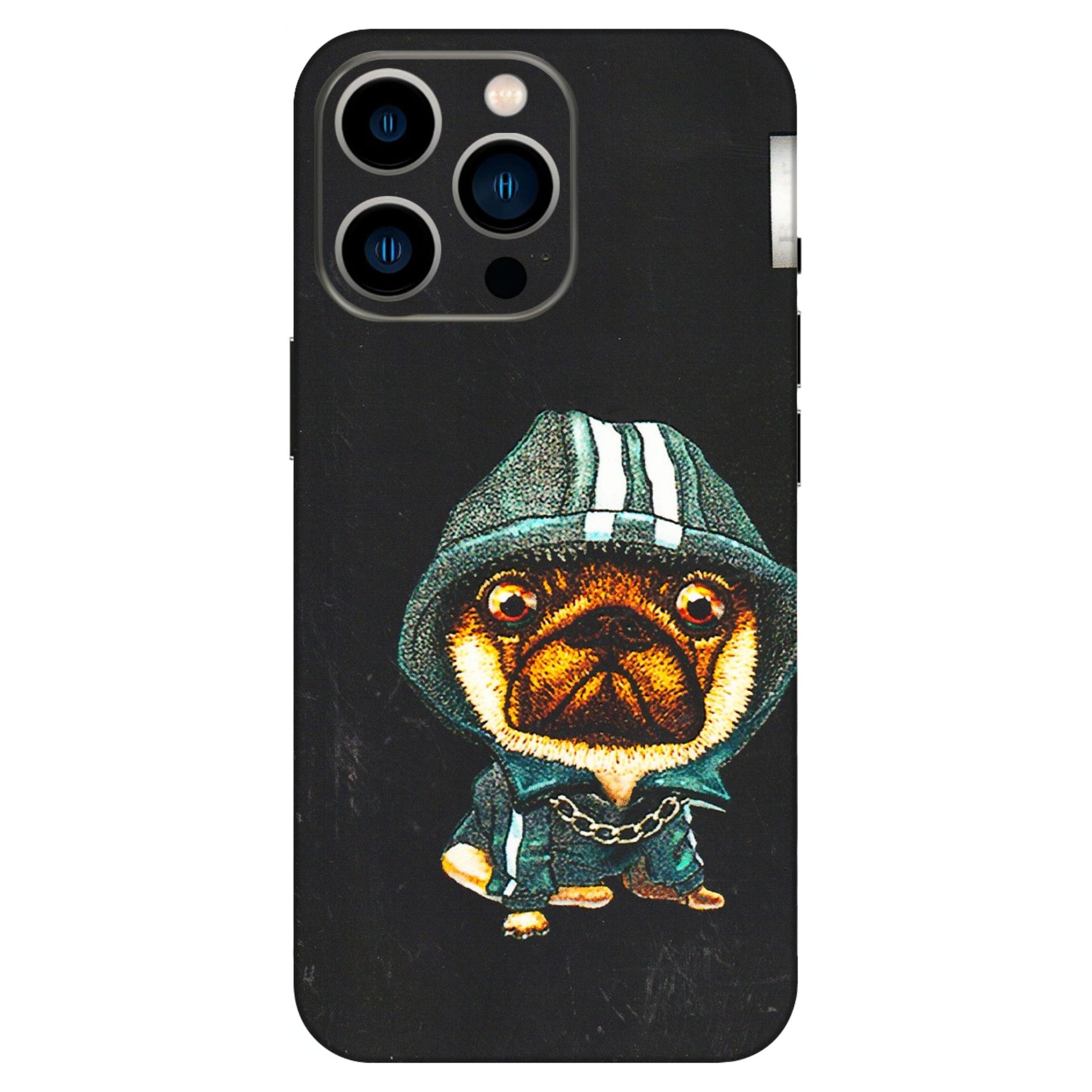 Apple iPhone Skins (All Models) - Puppy N Hoodie - 3D Embossed Finish (L-90) iPhone 13 Pro