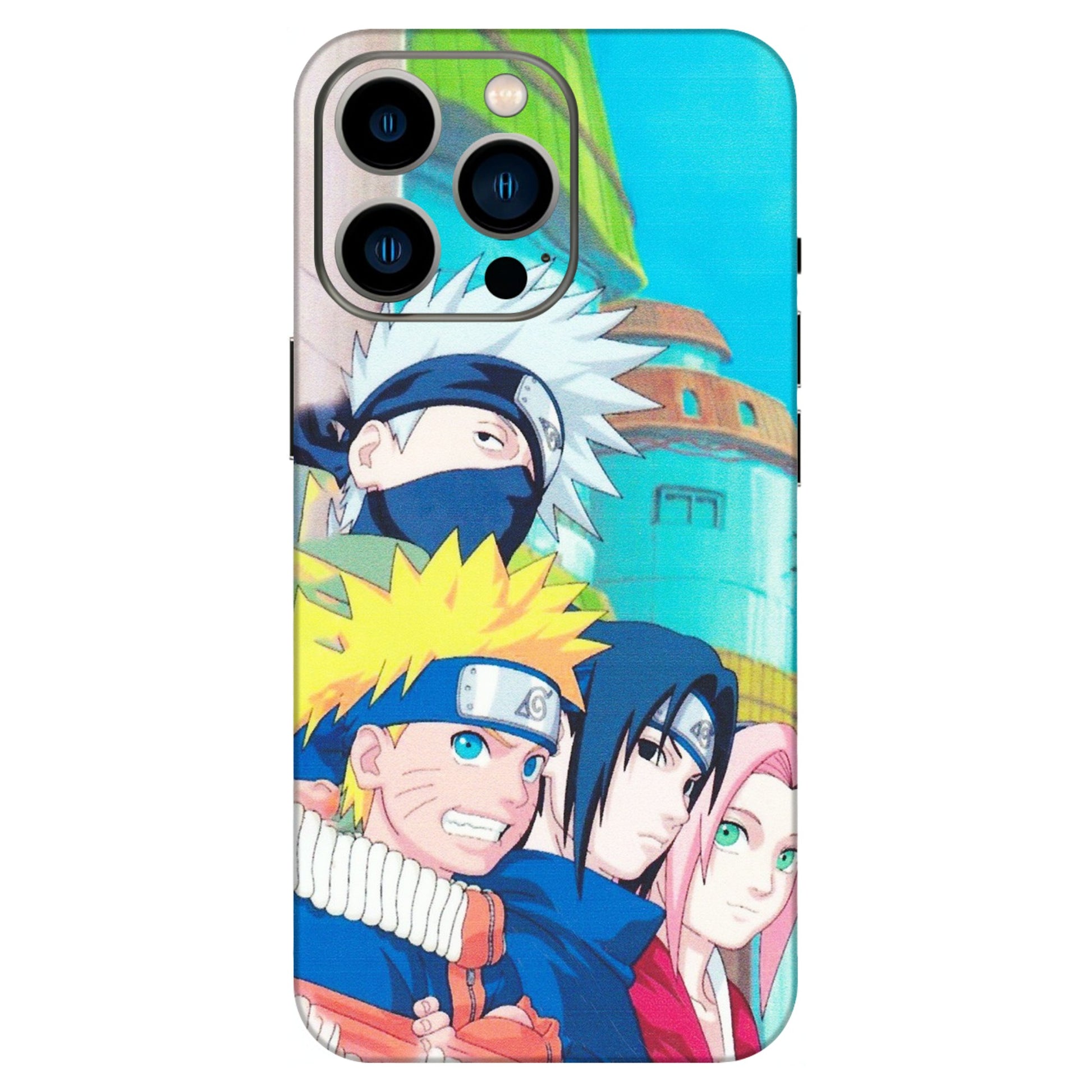 Apple iPhone Skins (All Models) - Team Minato And Kakashi - Matte Finish (M-101) iPhone 13 Pro
