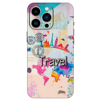 Apple iPhone Skins (All Models) - Travel The Wonders - Matte Finish (M-108) iPhone 13 Pro