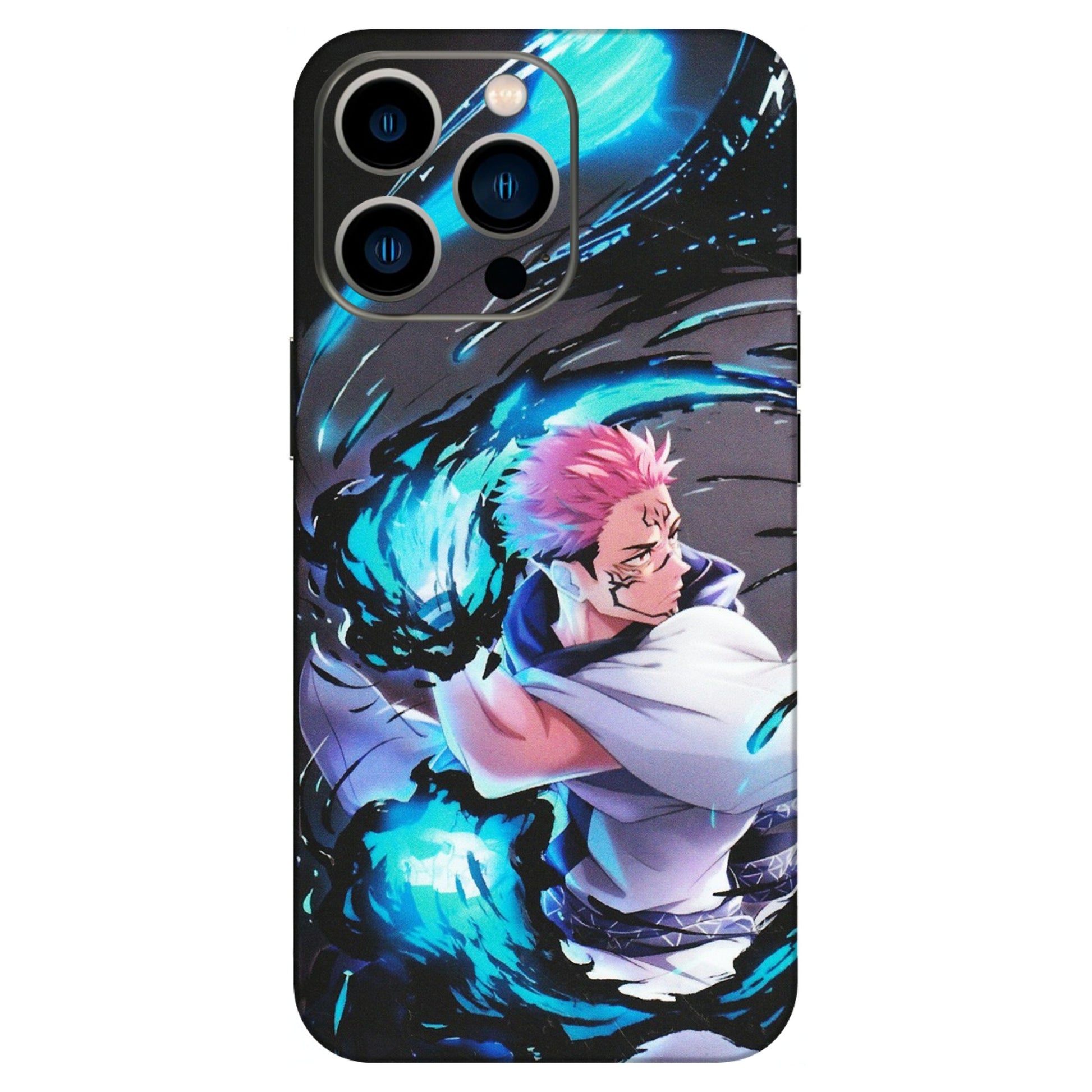 Apple iPhone Skins (All Models) - New Jujutsu Kaisen Grey Blue Anime - Matte Finish (M-127) iPhone 13 Pro