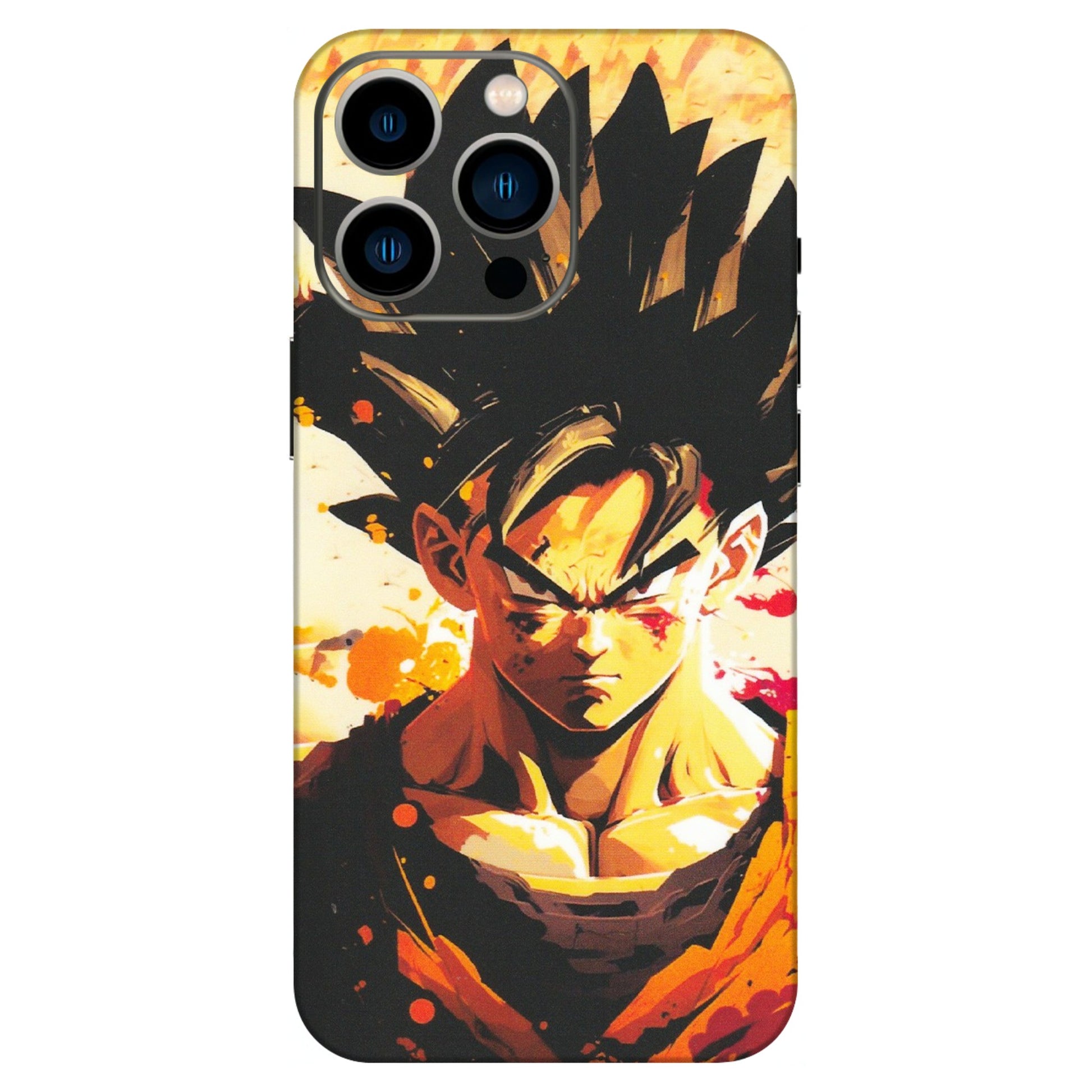 Apple iPhone Skins (All Models) - Angry Goku - Matte Finish (M-12) iPhone 13 Pro